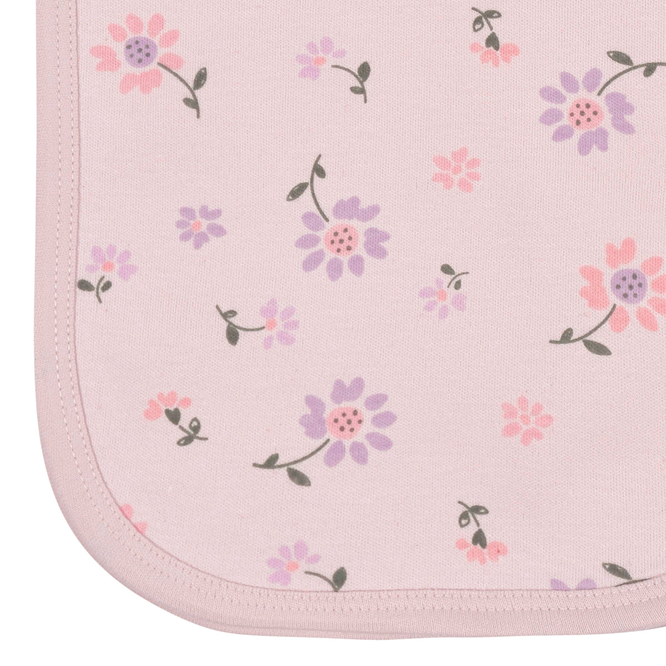 4-Pack Baby Girls Ballerina Burp Cloths - Image 5