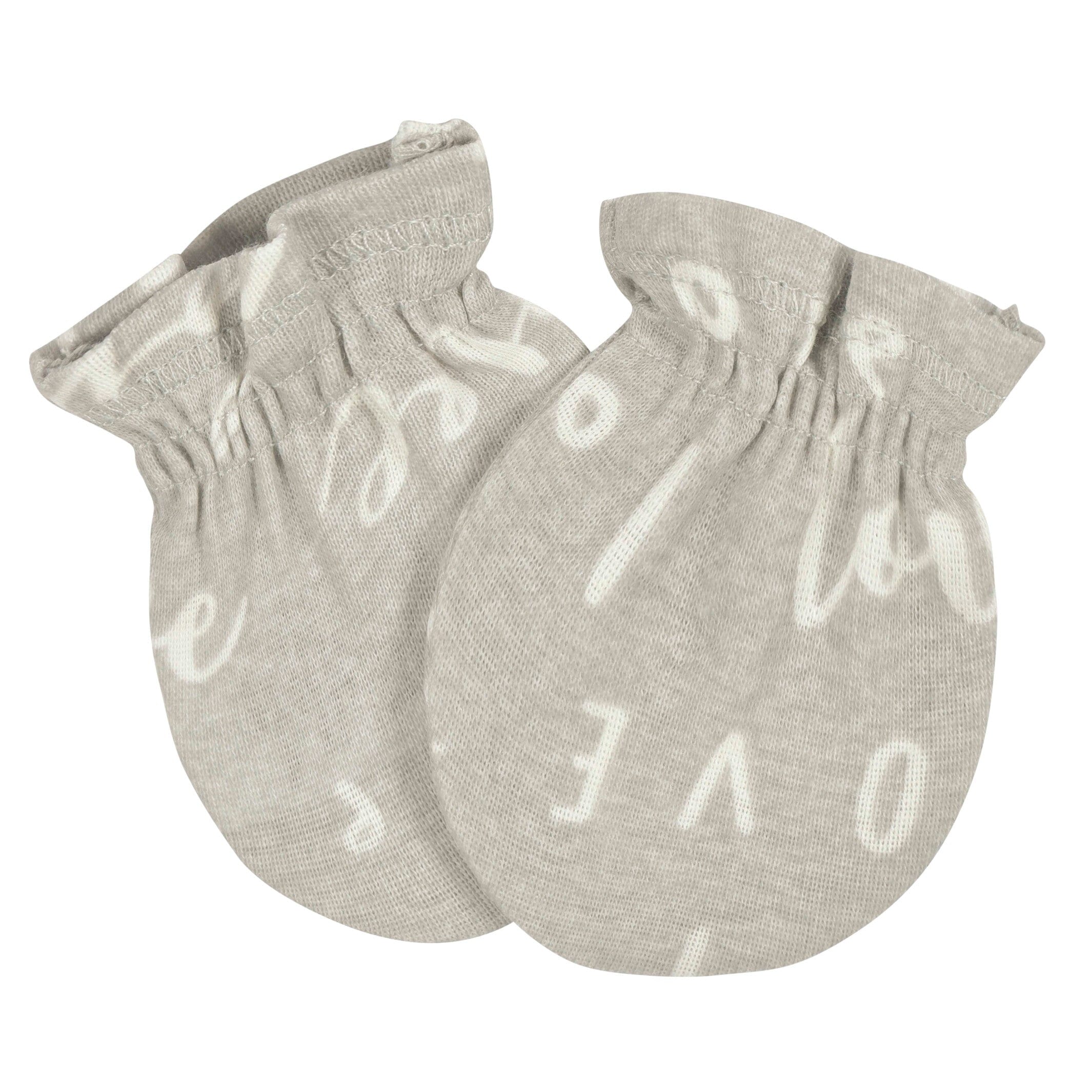 3-Pack Baby Girls Floral No Scratch Mittens - Image 3