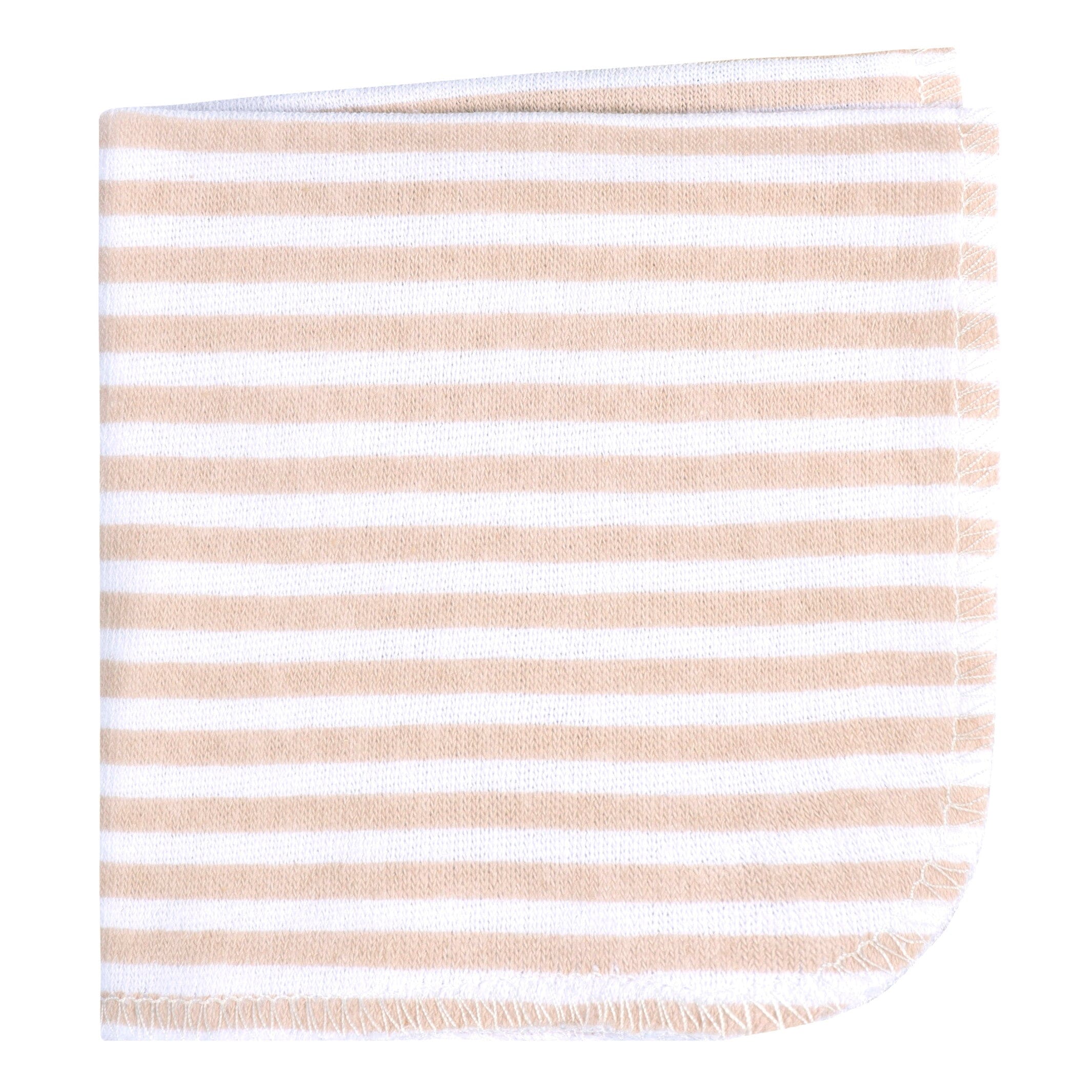 Embroidered 4-Piece Baby Neutral Brown Lion Towel & Washcloths Set - Image 5