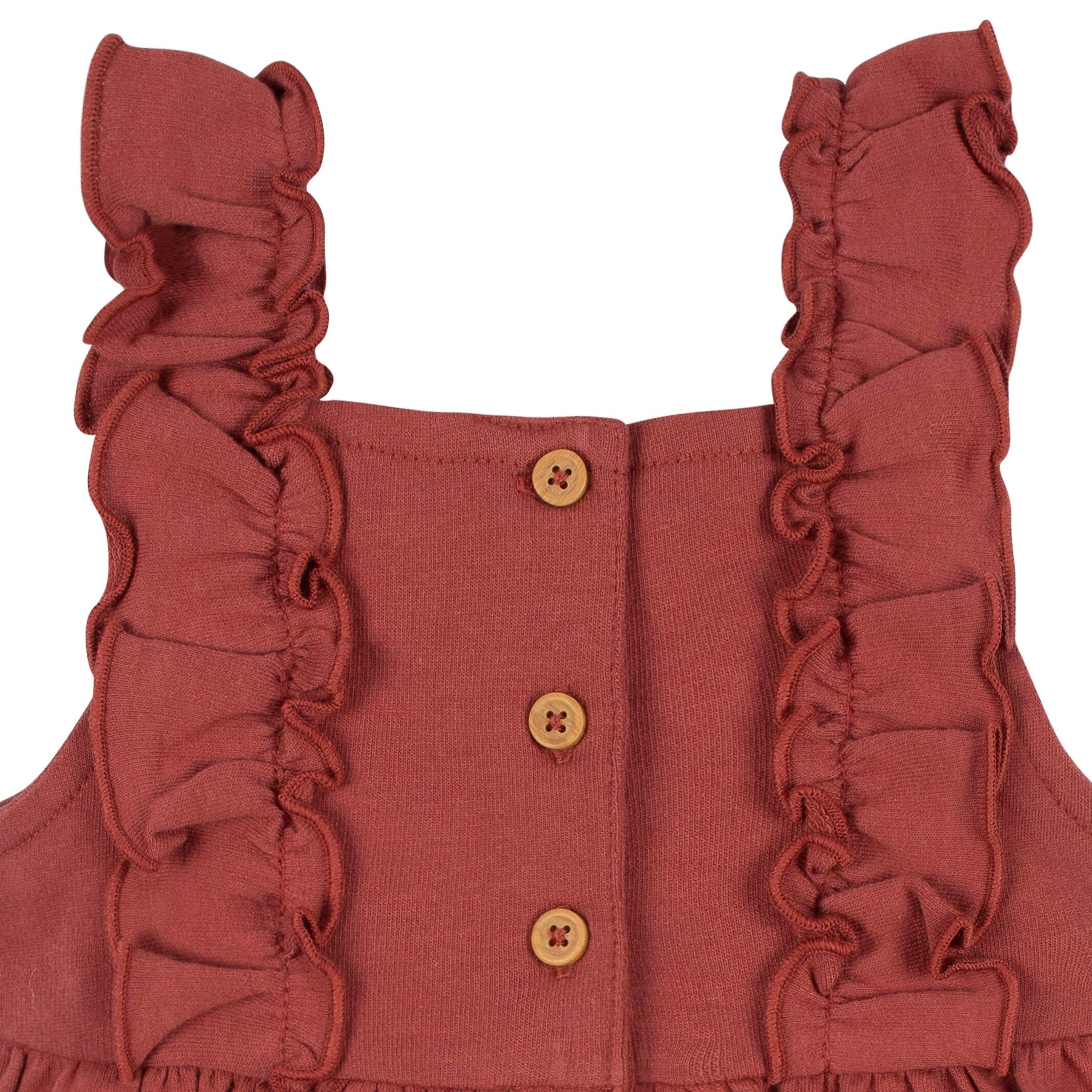 2-Piece Baby Girls Orange Leaves Jumper & Bodysuit Set - Image 5