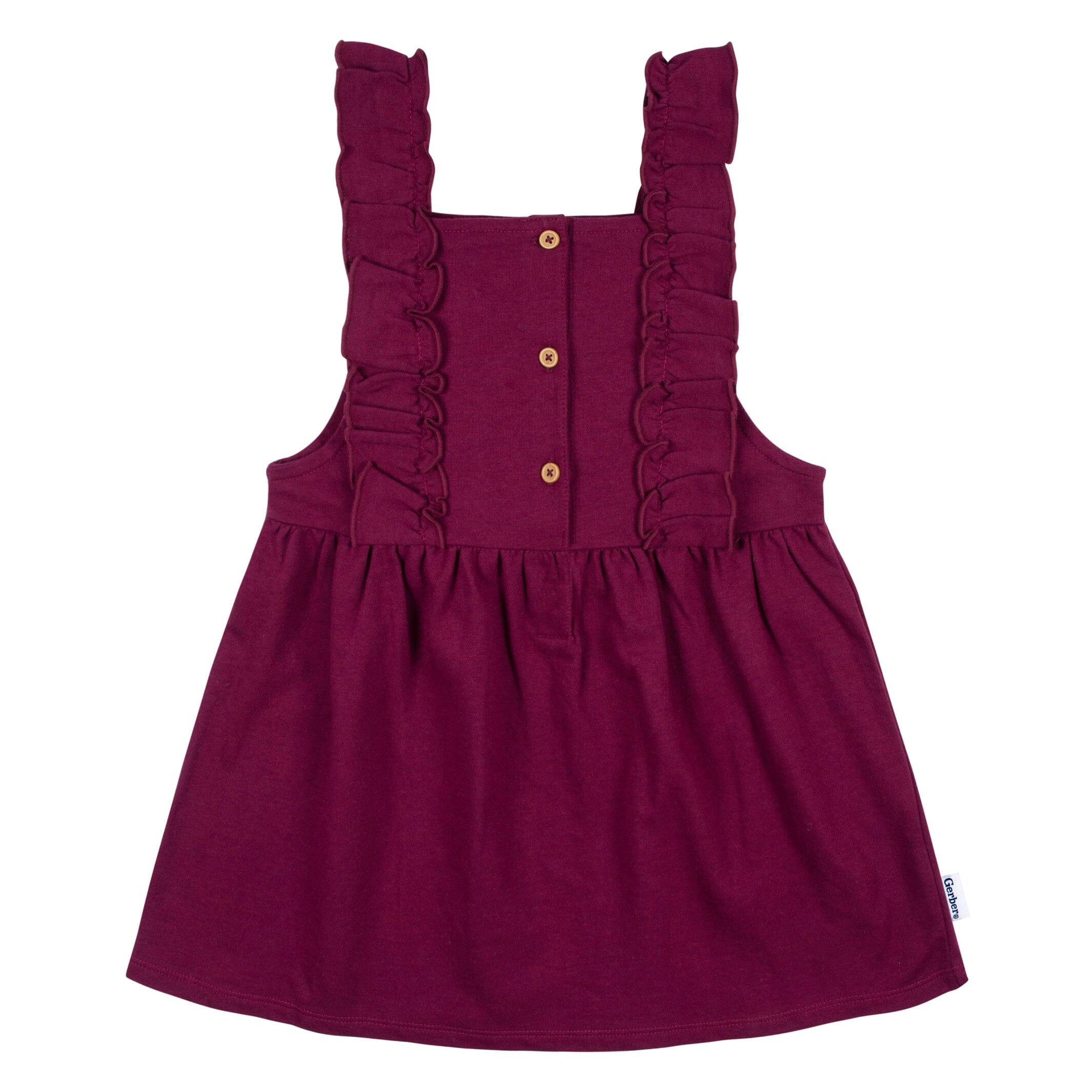 2-Piece Infant Girls Purple Floral Jumper & Top Set, 12M - Image 4