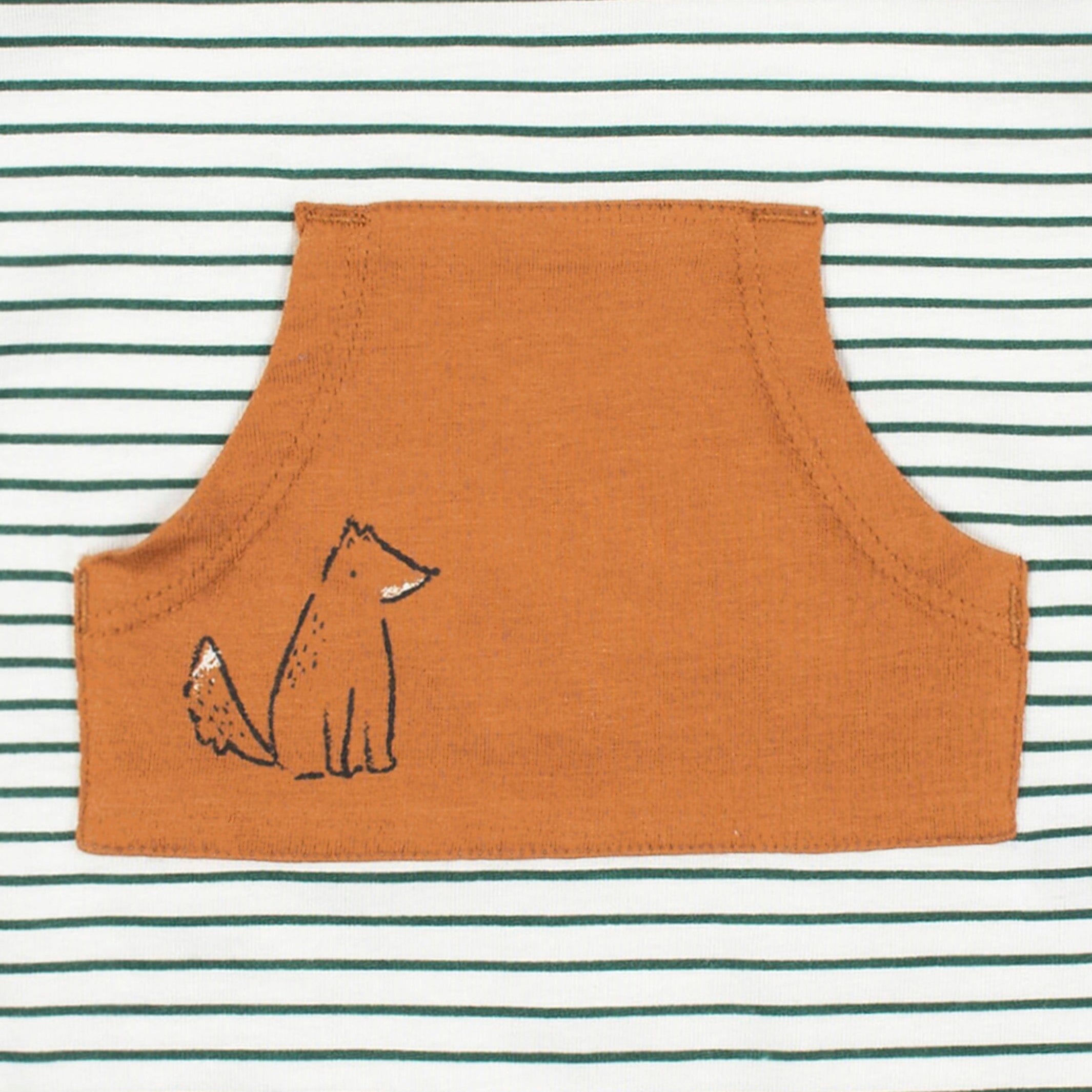 2-Pack Baby Boys Green Fox Rompers - Image 5