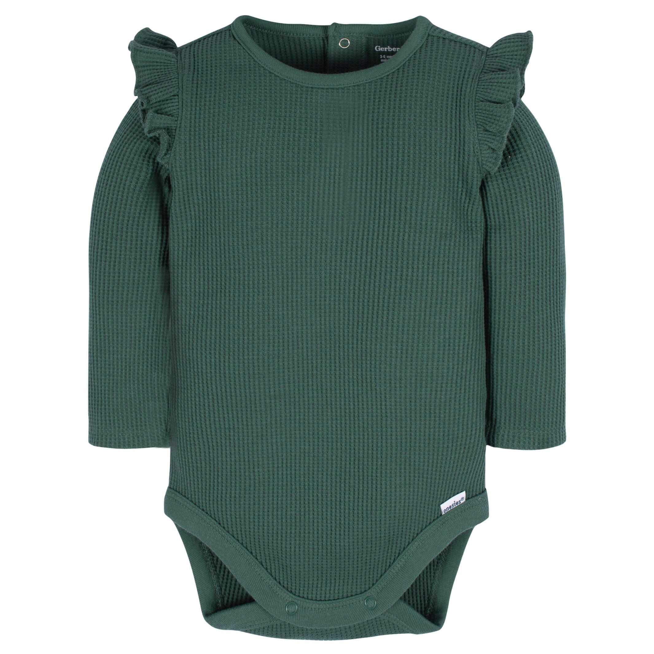 2-Pack Baby Girls Mushrooms Long Sleeve Onesies® Bodysuits - Image 5
