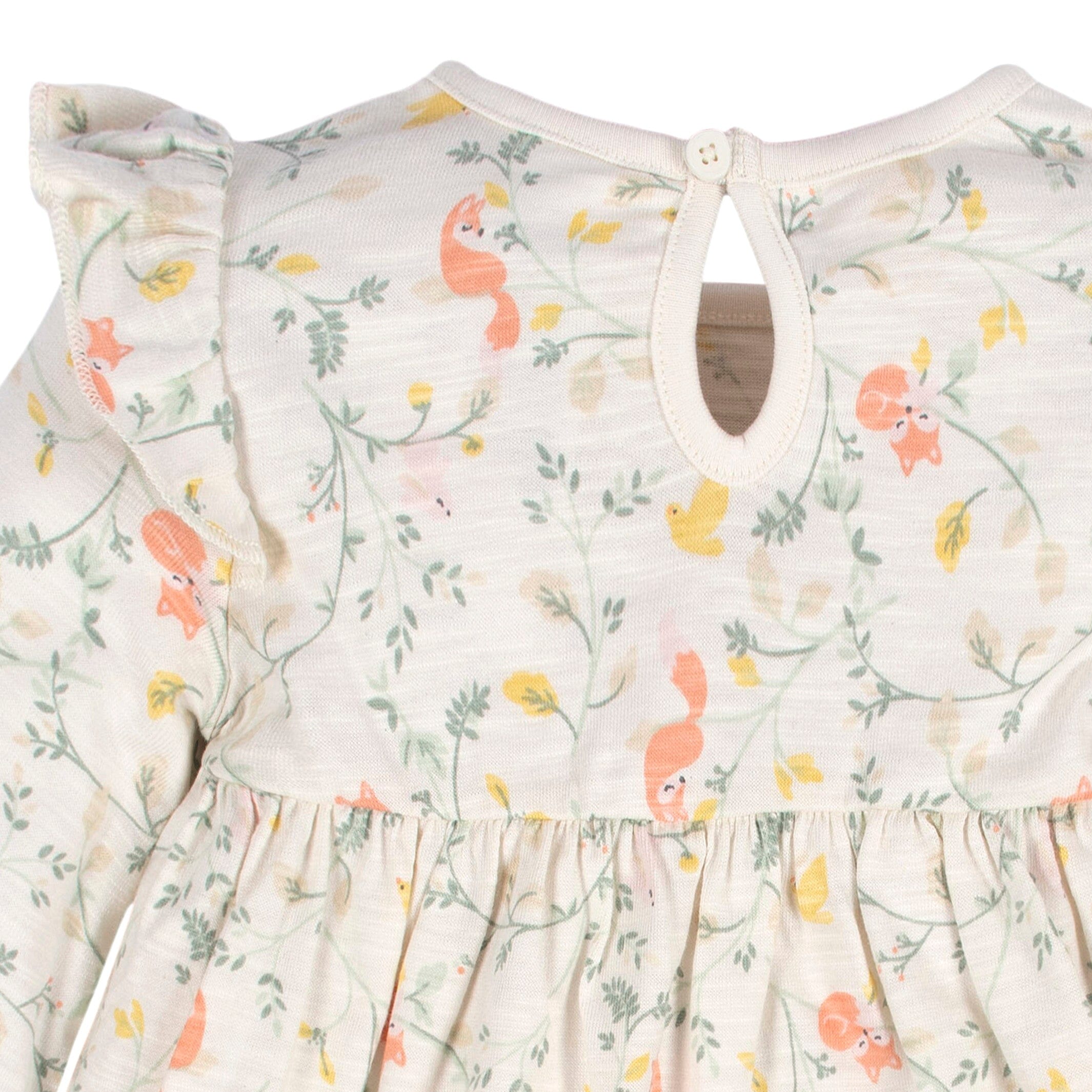 2-Pack Baby & Toddler Girls Ivory Fox Babydoll Dresses - Image 3