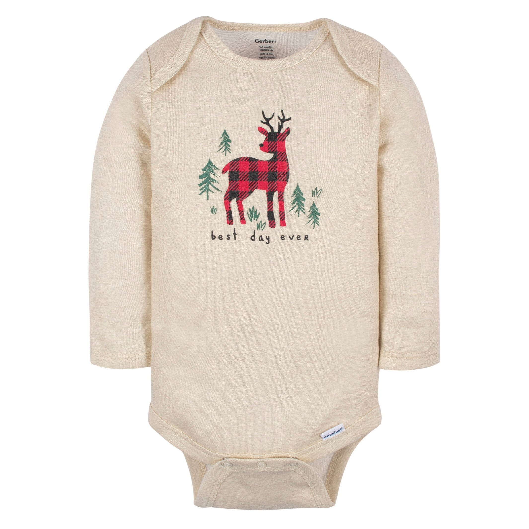 6-Pack Baby Neutral Deer Onesies® Bodysuits - Image 4