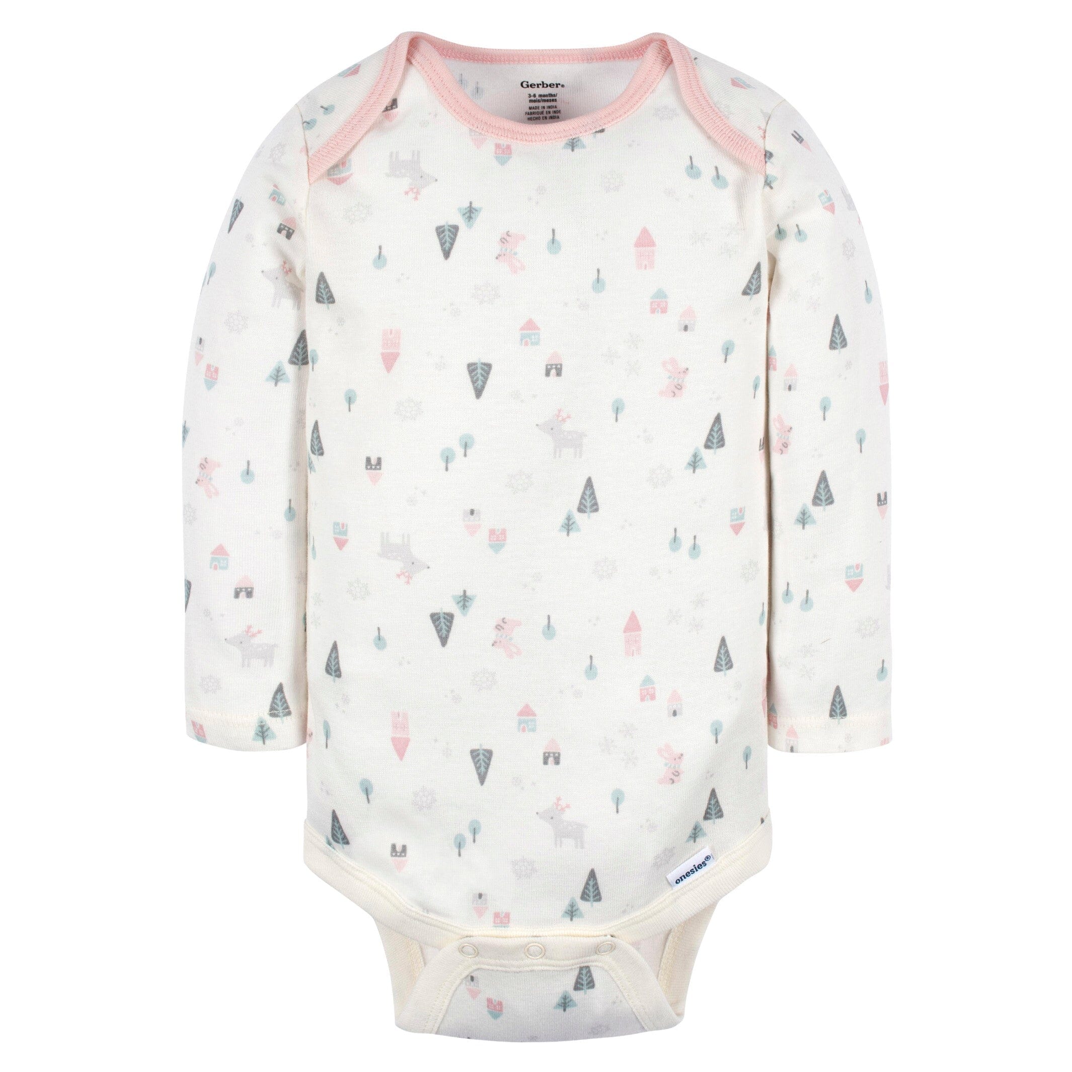 6-Pack Baby Girls Home Onesies® Bodysuits - Image 5