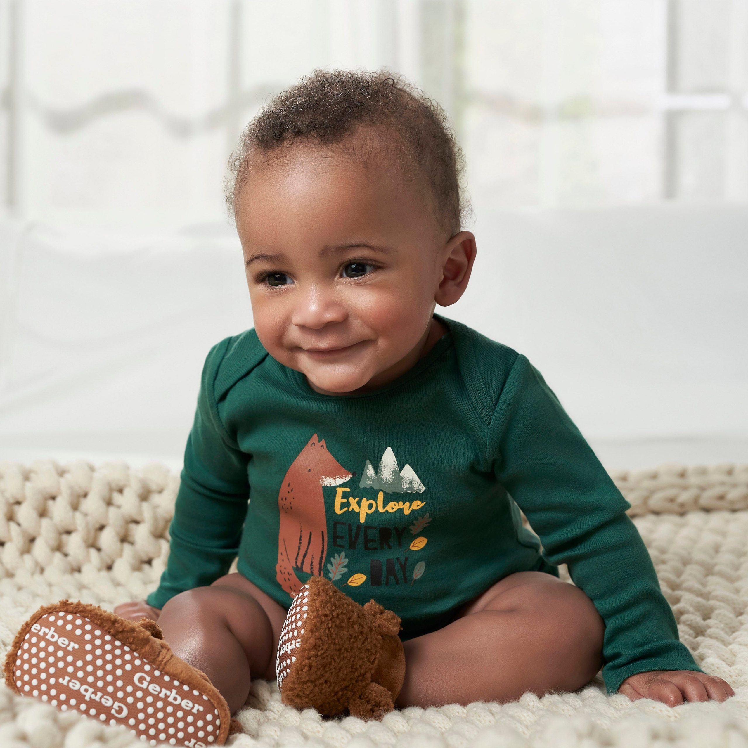 6-Pack Baby Boys Fox Onesies® Bodysuits - Image 3