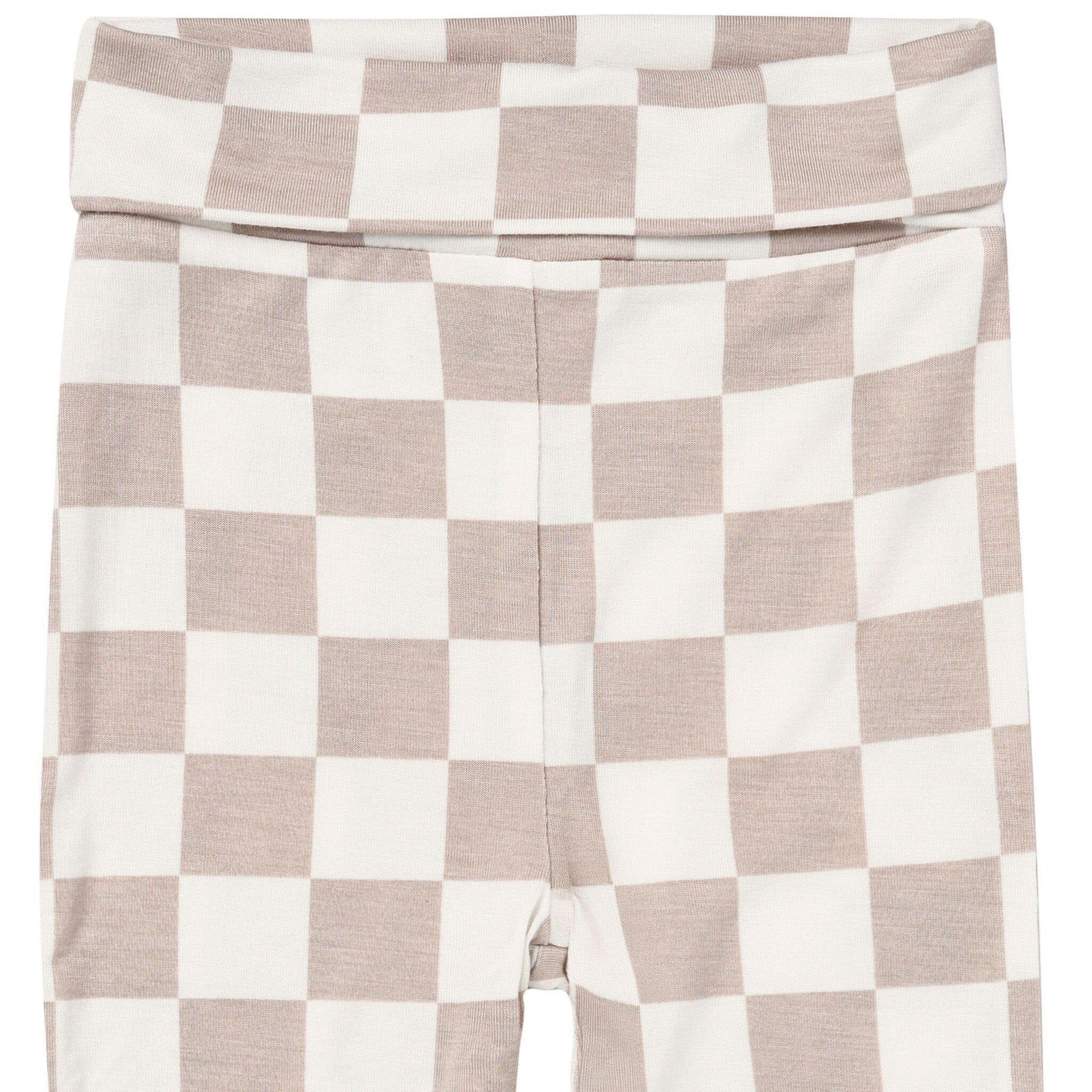2-Piece Baby Neutral Taupe Check Onesie® Pant Set - Image 10