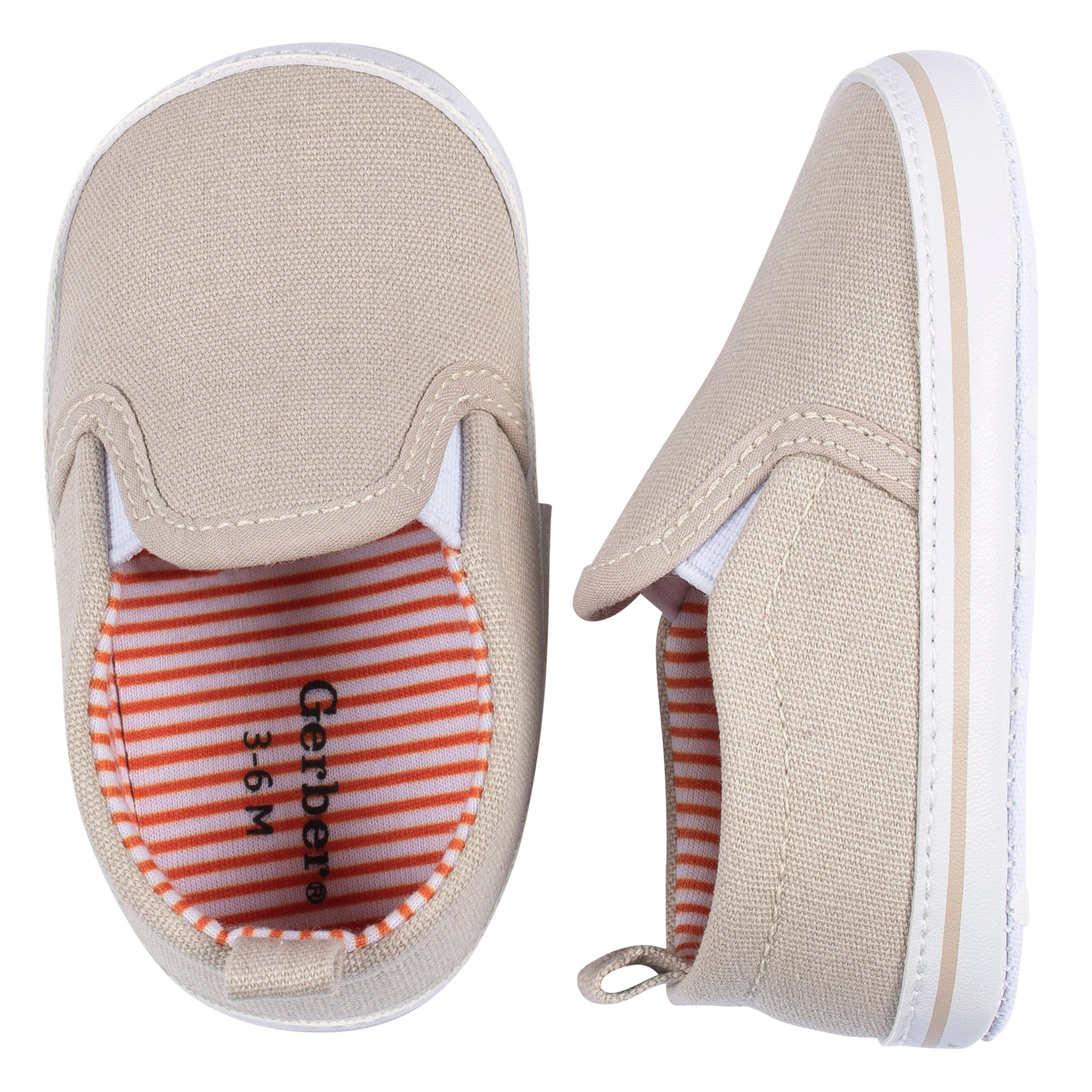 Baby Boys Khaki Slip-On Sneaker - Image 3
