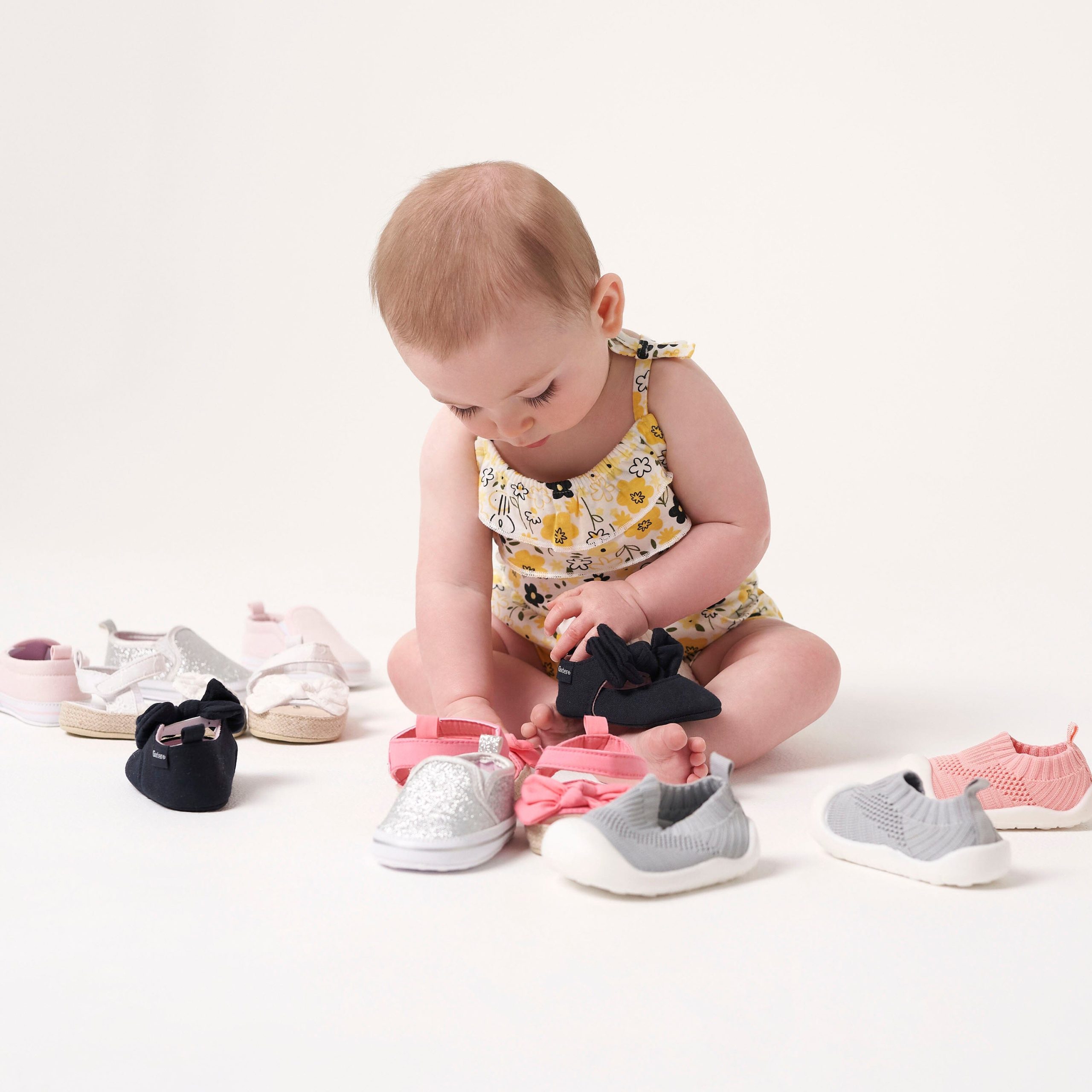 Baby Girls Black Ballet Slipper - Image 2