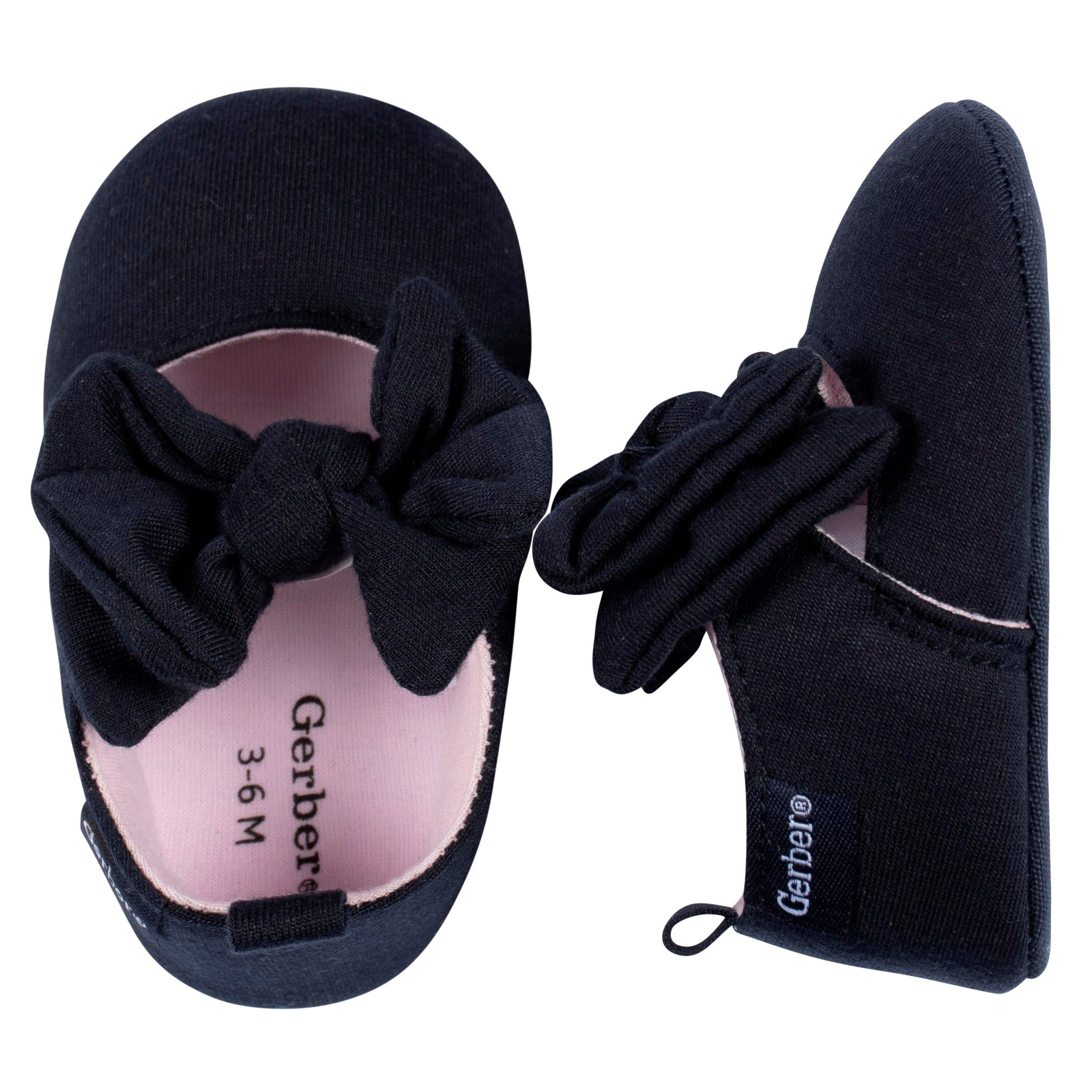 Baby Girls Black Ballet Slipper - Image 3