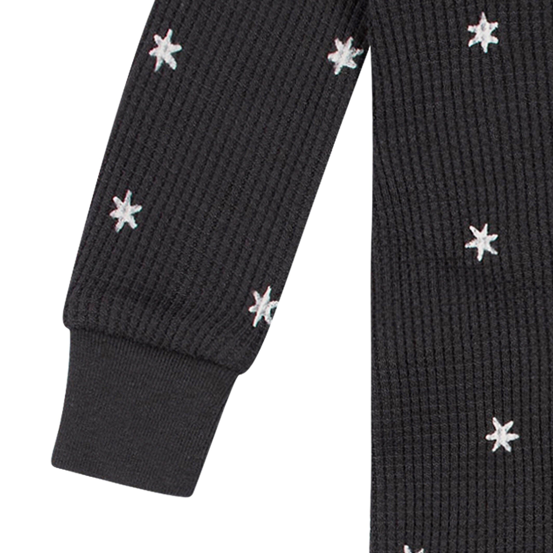 Baby Neutral Starburst Snug Fit Footed Pajamas - Image 5