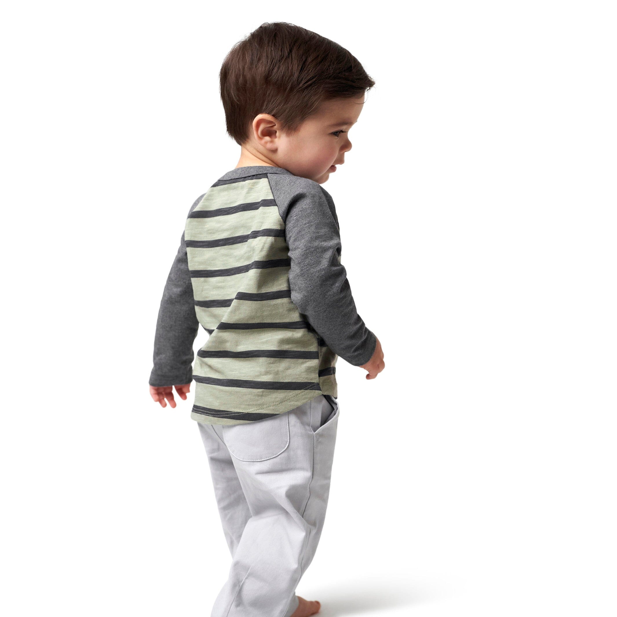 2-Pack Infant & Toddler Boys Green Camo Raglan Tees - Image 3