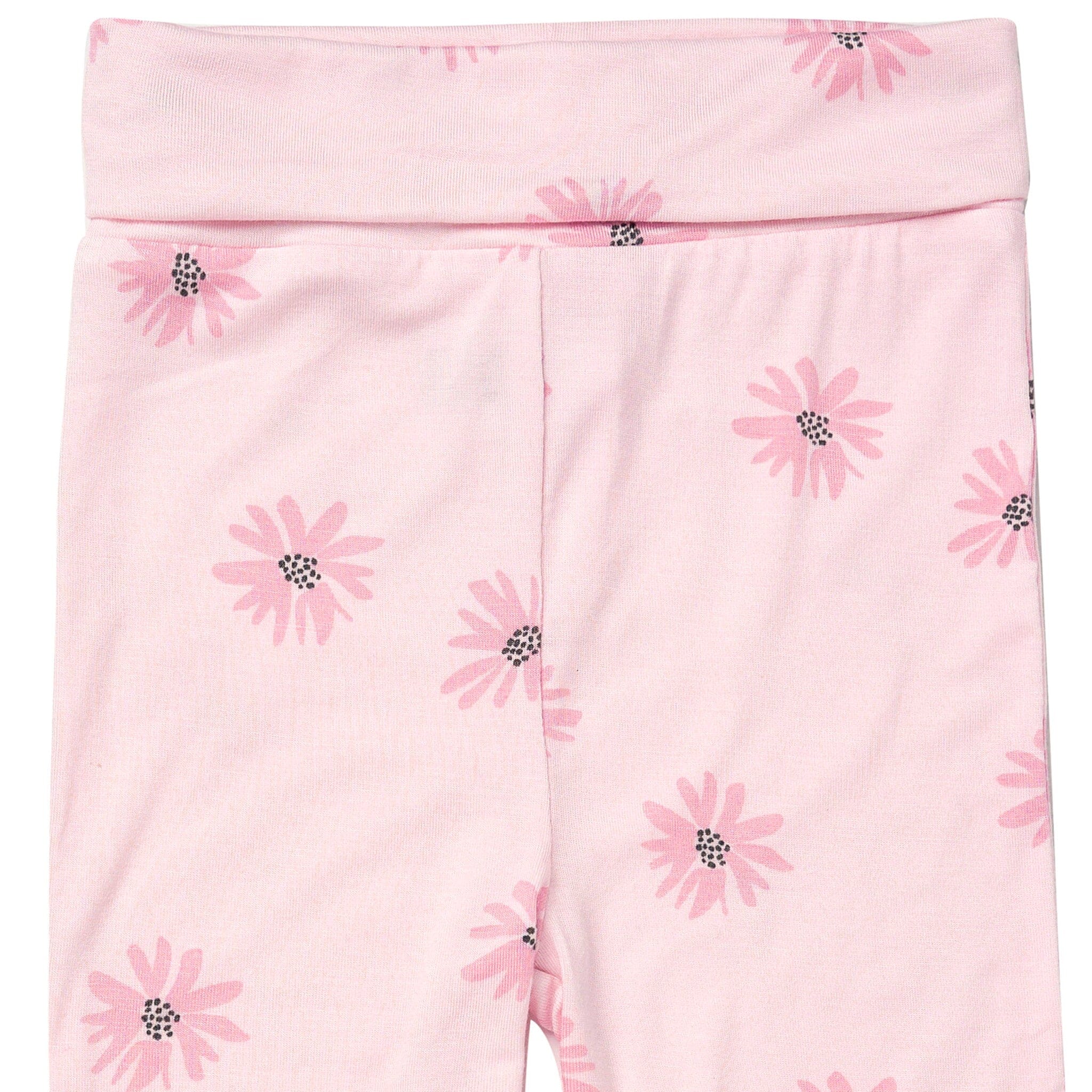 2-Piece Baby Girls Pink Floral Onesie® Pant Set - Image 8