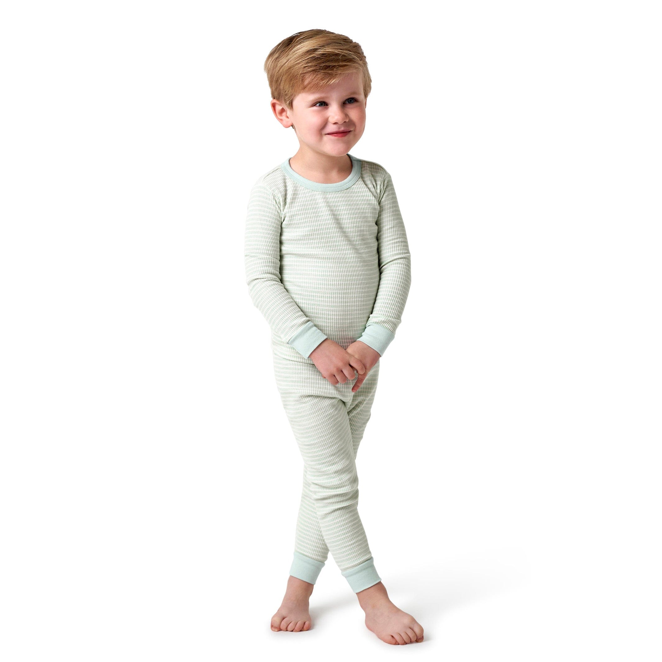 2-Piece Infant & Toddler Boys Stripe Snug Fit Pajama Set - Image 4