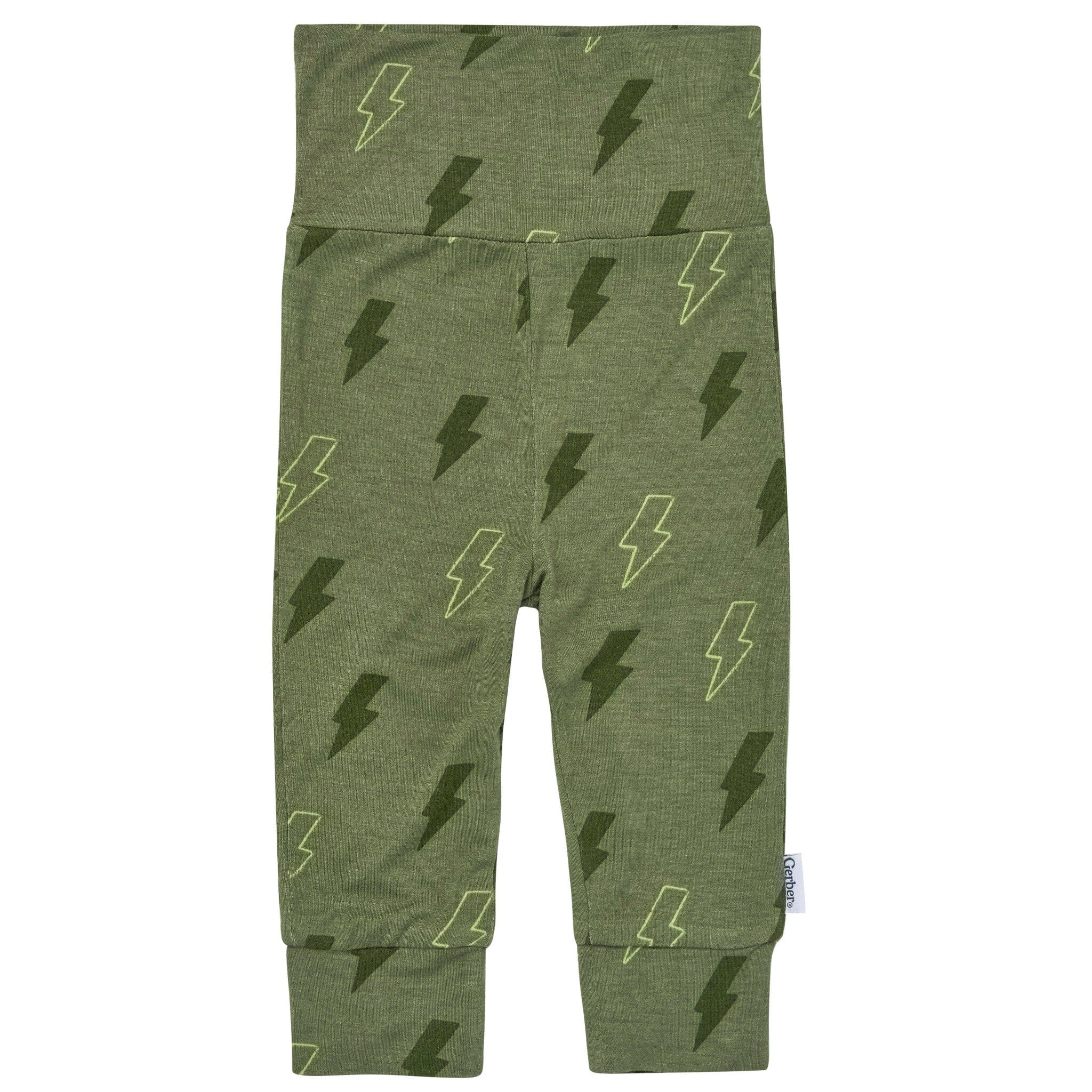 2-Piece Baby Boys Green Bolts Onesie® Pant Set - Image 10