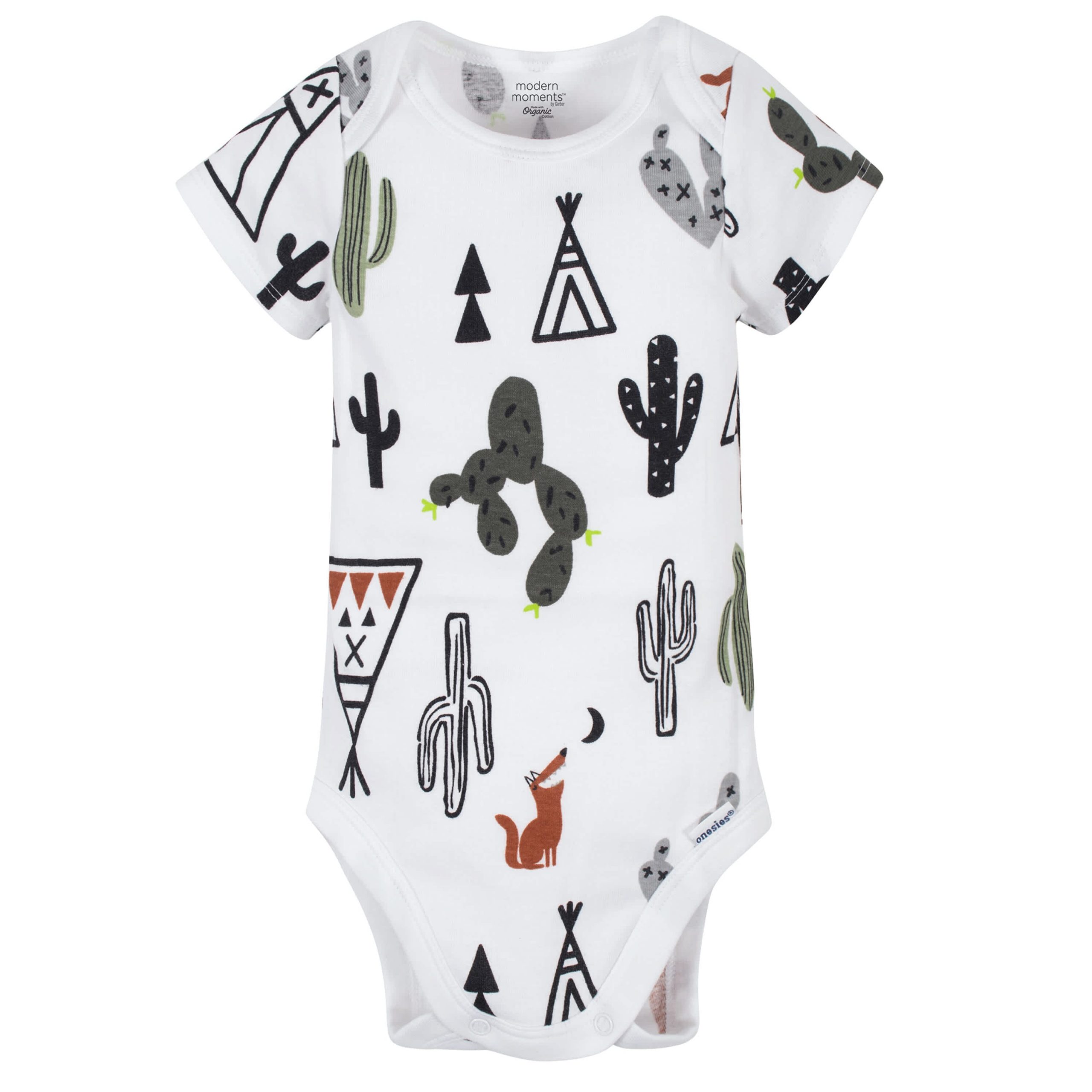 4-Piece Baby Boys Desert Organic Onesies® Bodysuits & Shorts - Image 5