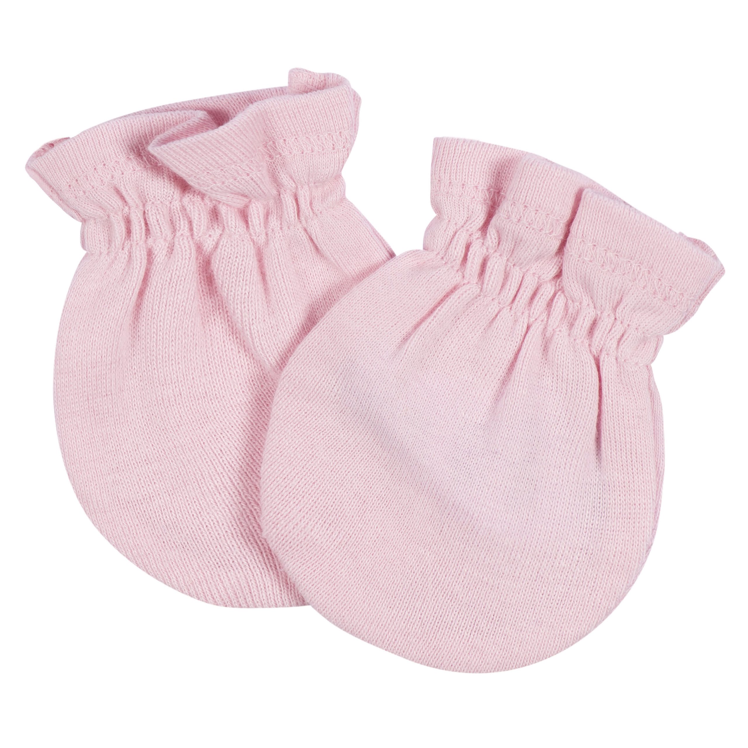 2-Pack Baby Girls Stars No Scratch Mittens - Image 3