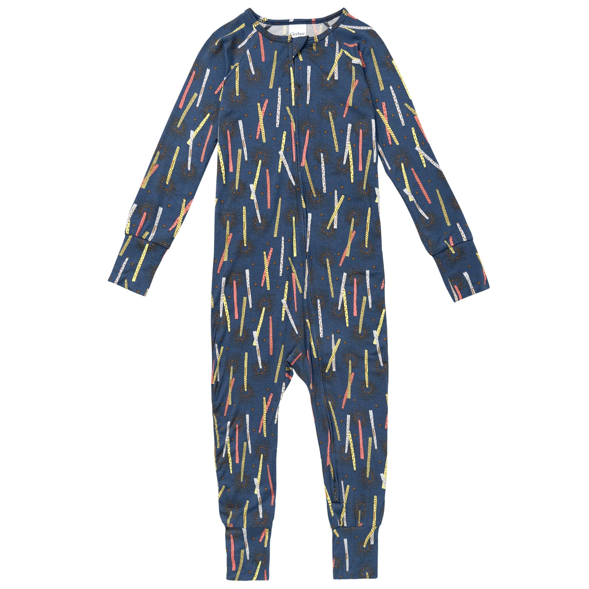 Infant & Toddler Boys Navy Candle Snug Fit Footless Pajamas