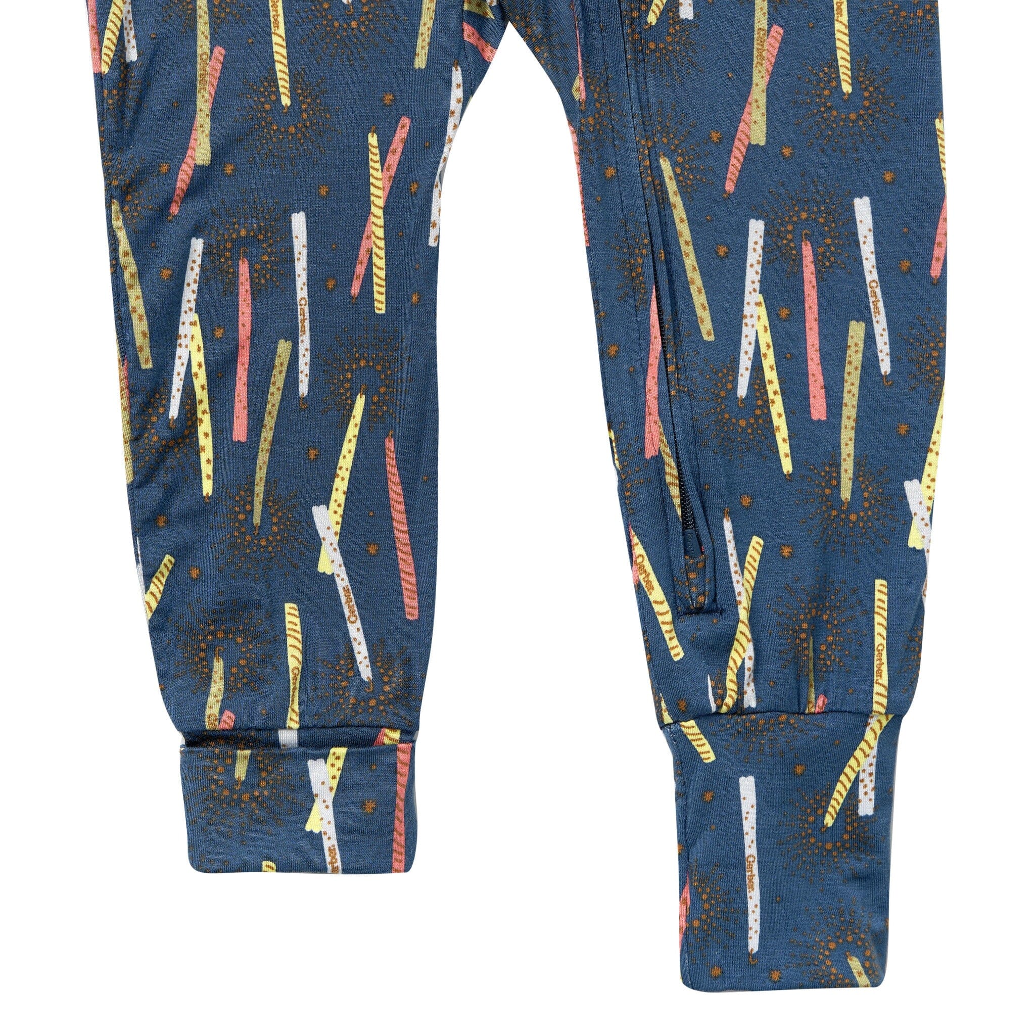 Infant & Toddler Boys Navy Candle Snug Fit Footless Pajamas - Image 4