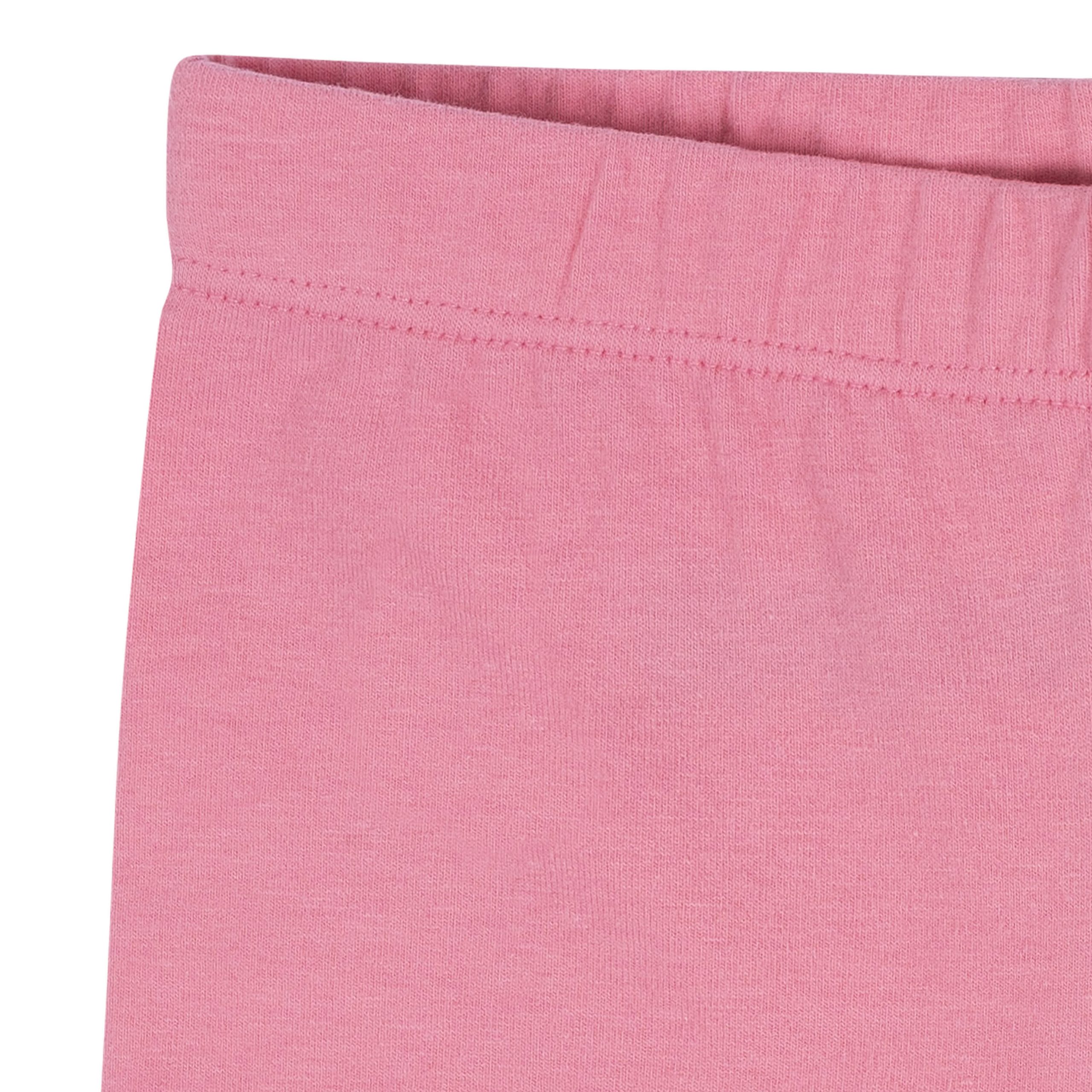 2-Pack Infant Girls Pink & Purple Pull-On Bike Shorts - Image 6