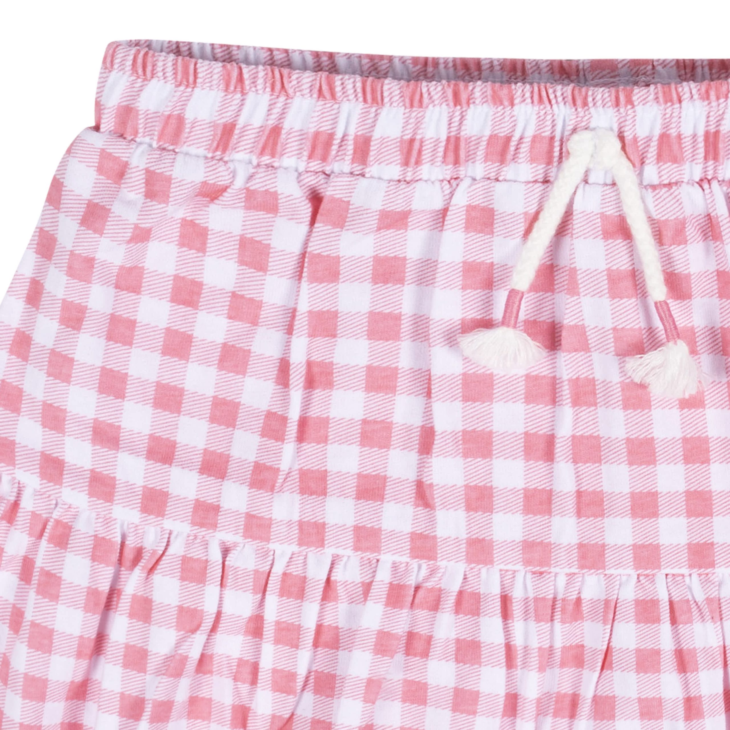 2-Pack Infant Girls Pink Floral Skorts - Image 8