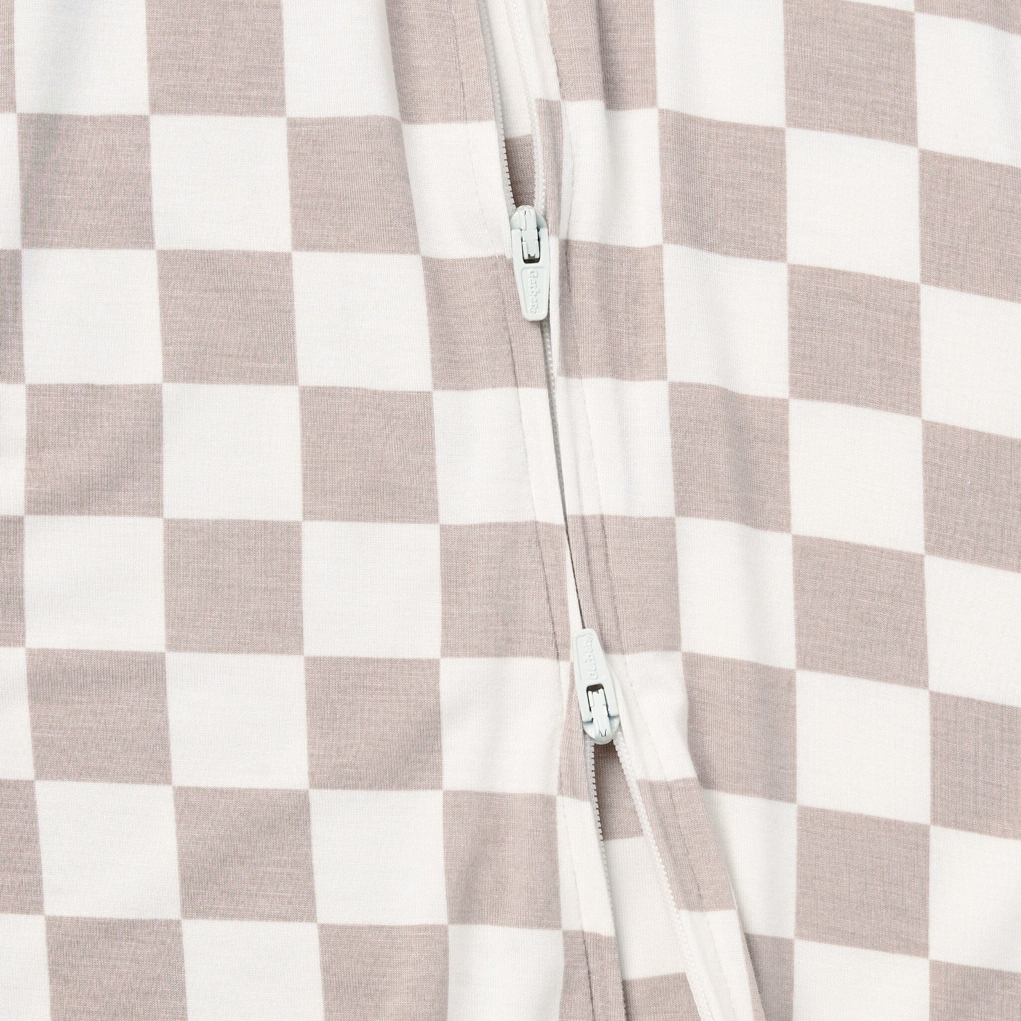 Baby & Toddler Neutral Taupe Check Snug Fit Footless Pajamas - Image 3