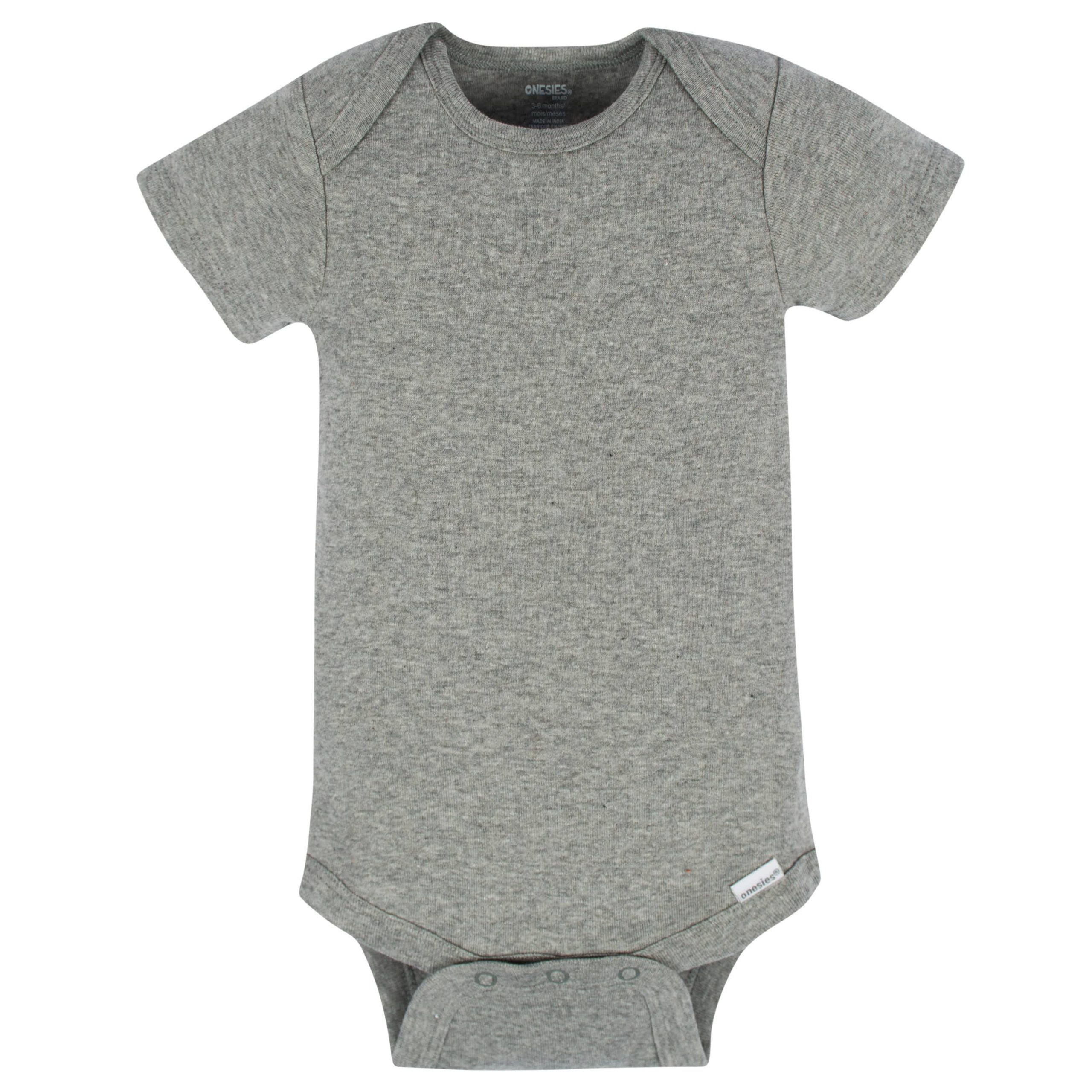 8-Pack Baby Neutral Classic Rainbow Short Sleeve Onesies® Bodysuits - Image 2
