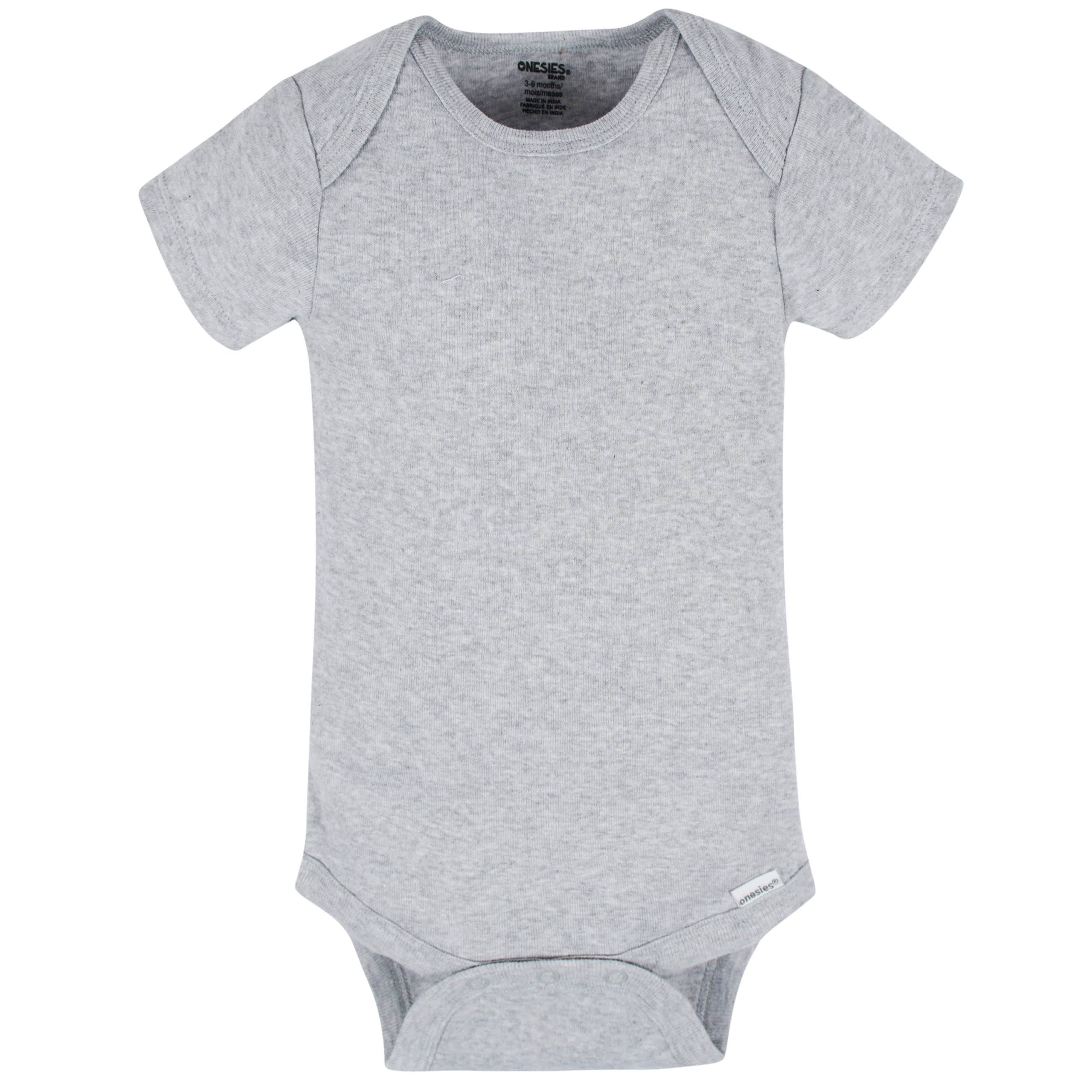 8-Pack Baby Neutral Classic Rainbow Short Sleeve Onesies® Bodysuits - Image 3