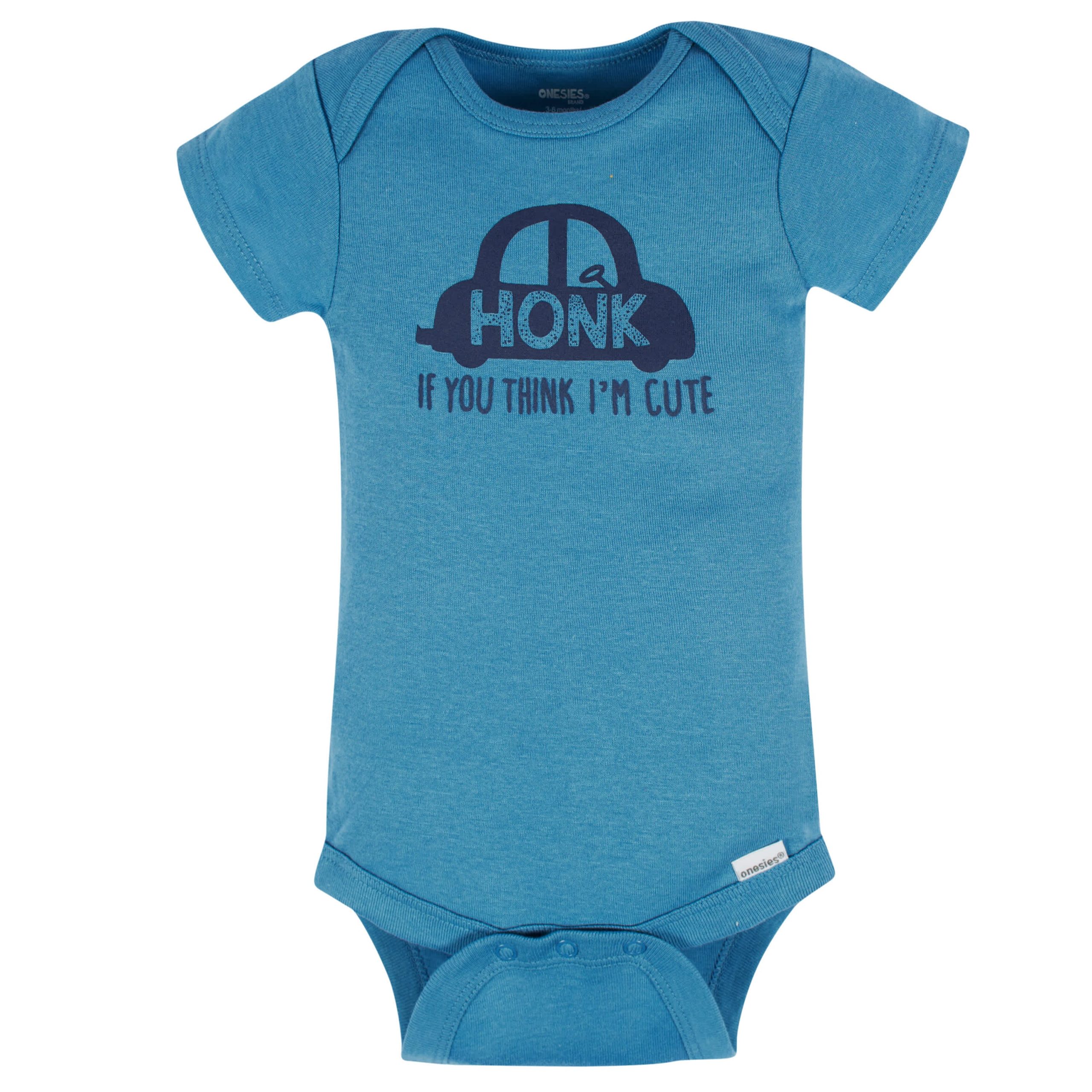 8-Pack Baby Boys Construction Zone Short Sleeve Onesies® Bodysuits - Image 7