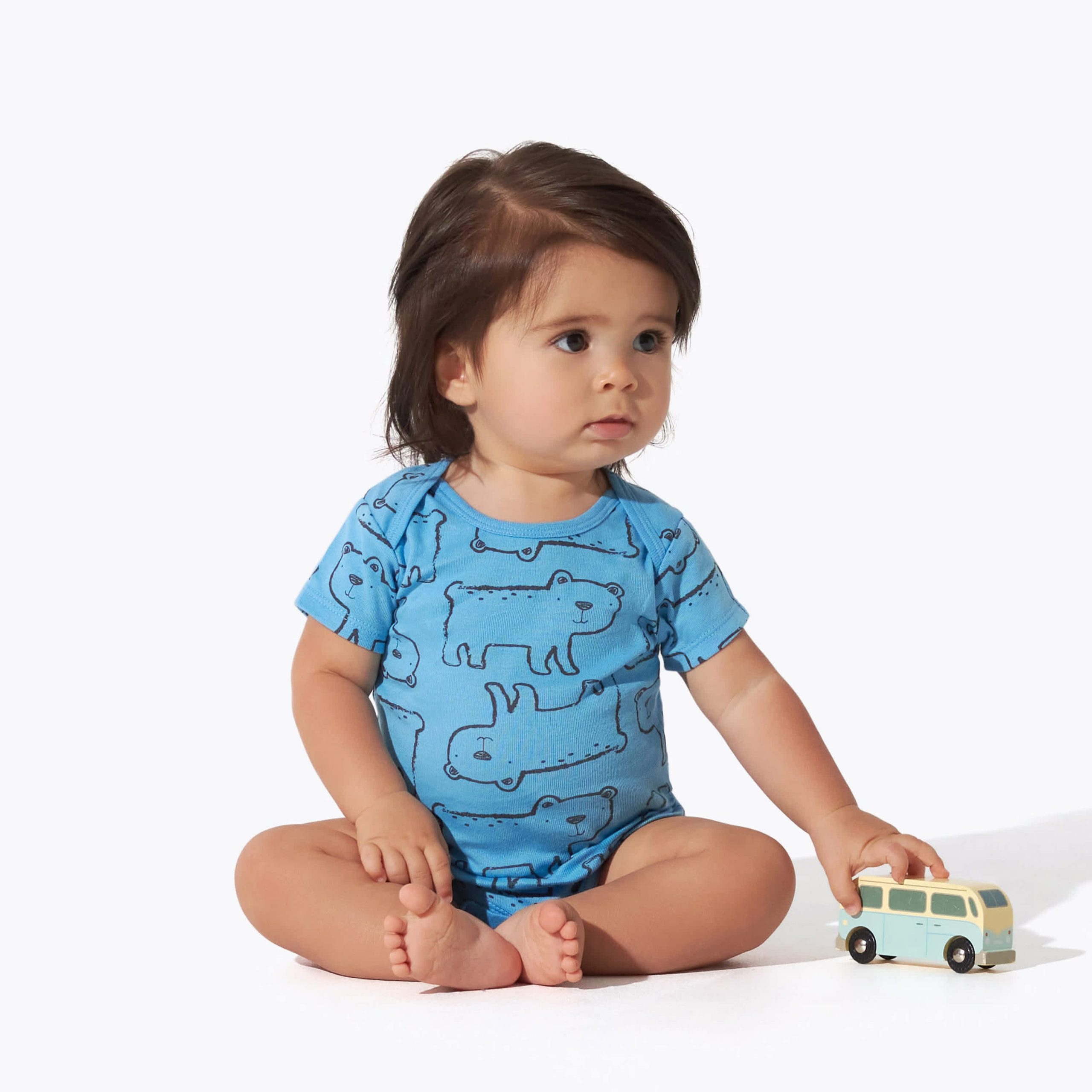 8-Pack Baby Boys Unbearably Cute Short Sleeve Onesies® Bodysuits - Image 3