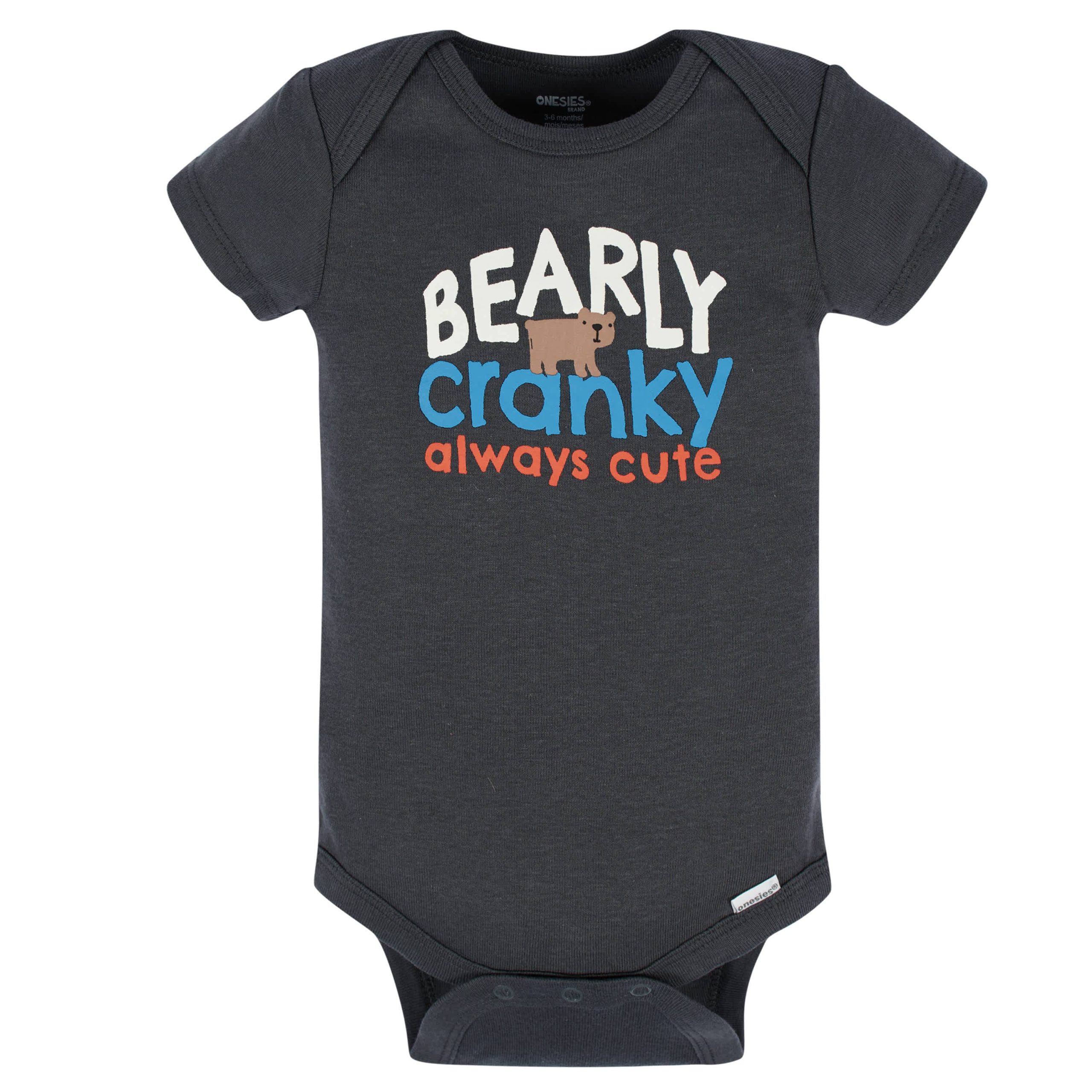8-Pack Baby Boys Unbearably Cute Short Sleeve Onesies® Bodysuits - Image 9