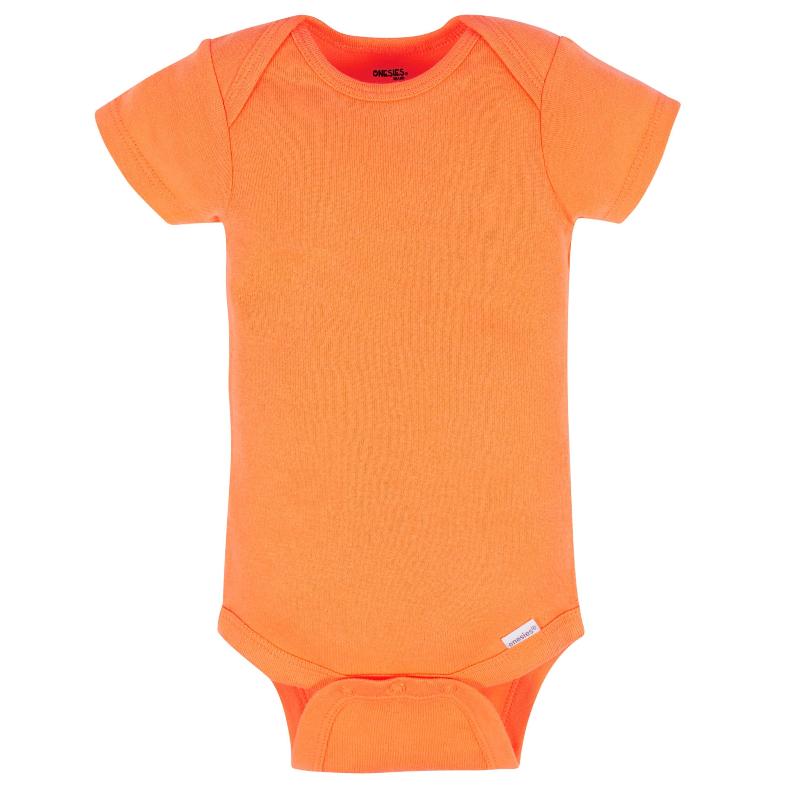 8-Pack Baby Neutral Pastel Rainbow Short Sleeve Onesies® Bodysuits - Image 7