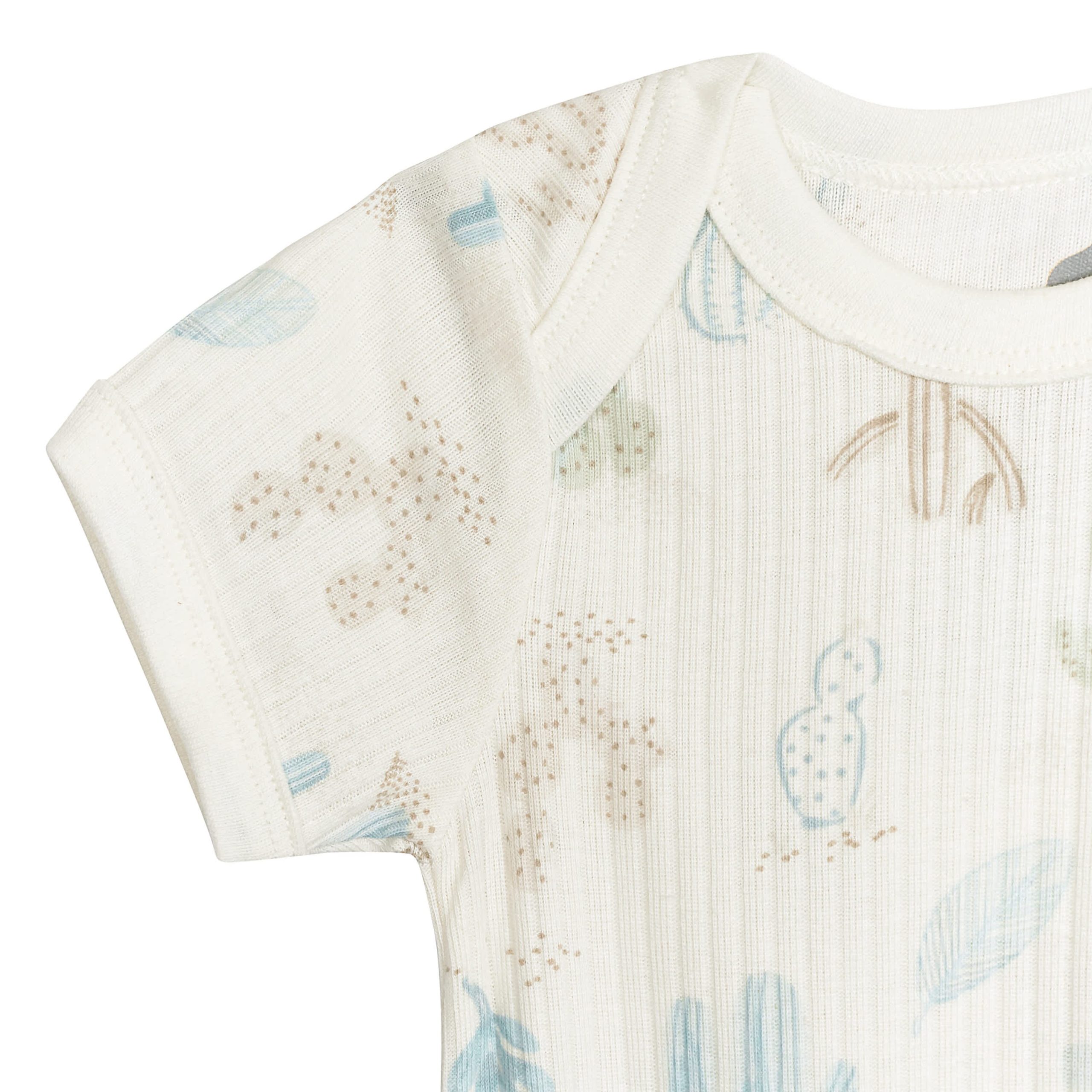 3-Pack Baby Boys Desert Cactus Short Sleeve Bodysuits - Image 5