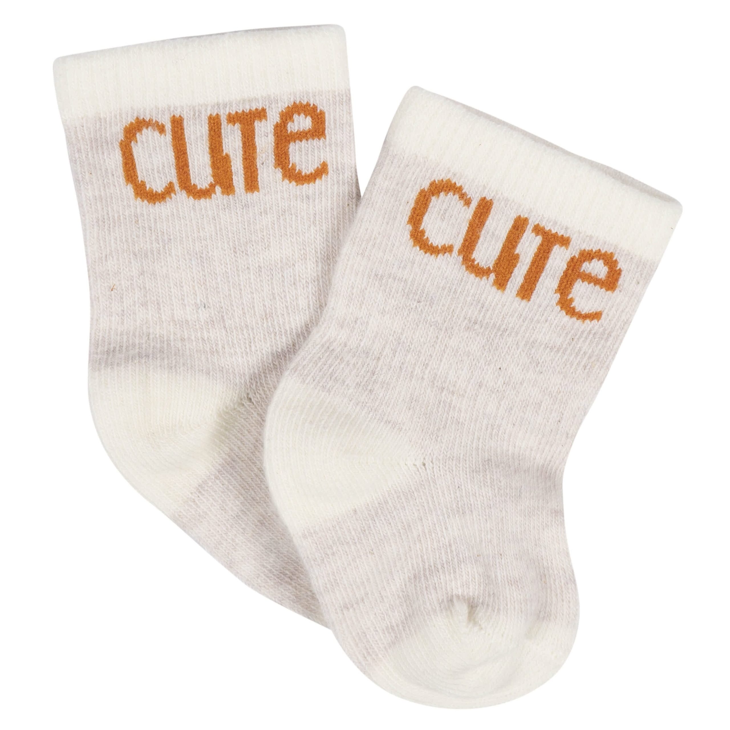 8-Pack Baby Neutral Happy Veggies Jersey Wiggle Proof® Socks - Image 8