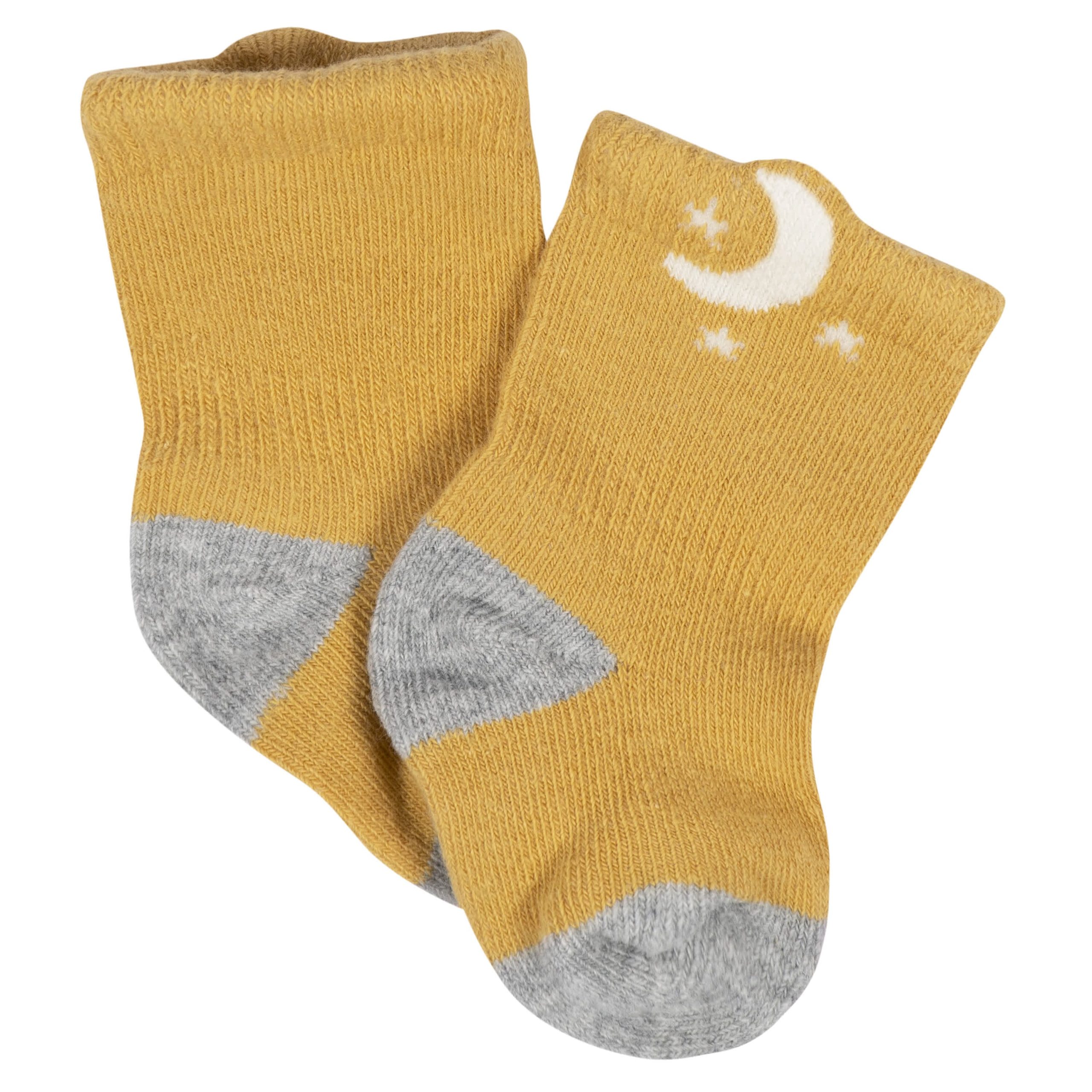 8-Pack Baby Neutral Southwest Jersey Wiggle Proof® Socks - Image 2