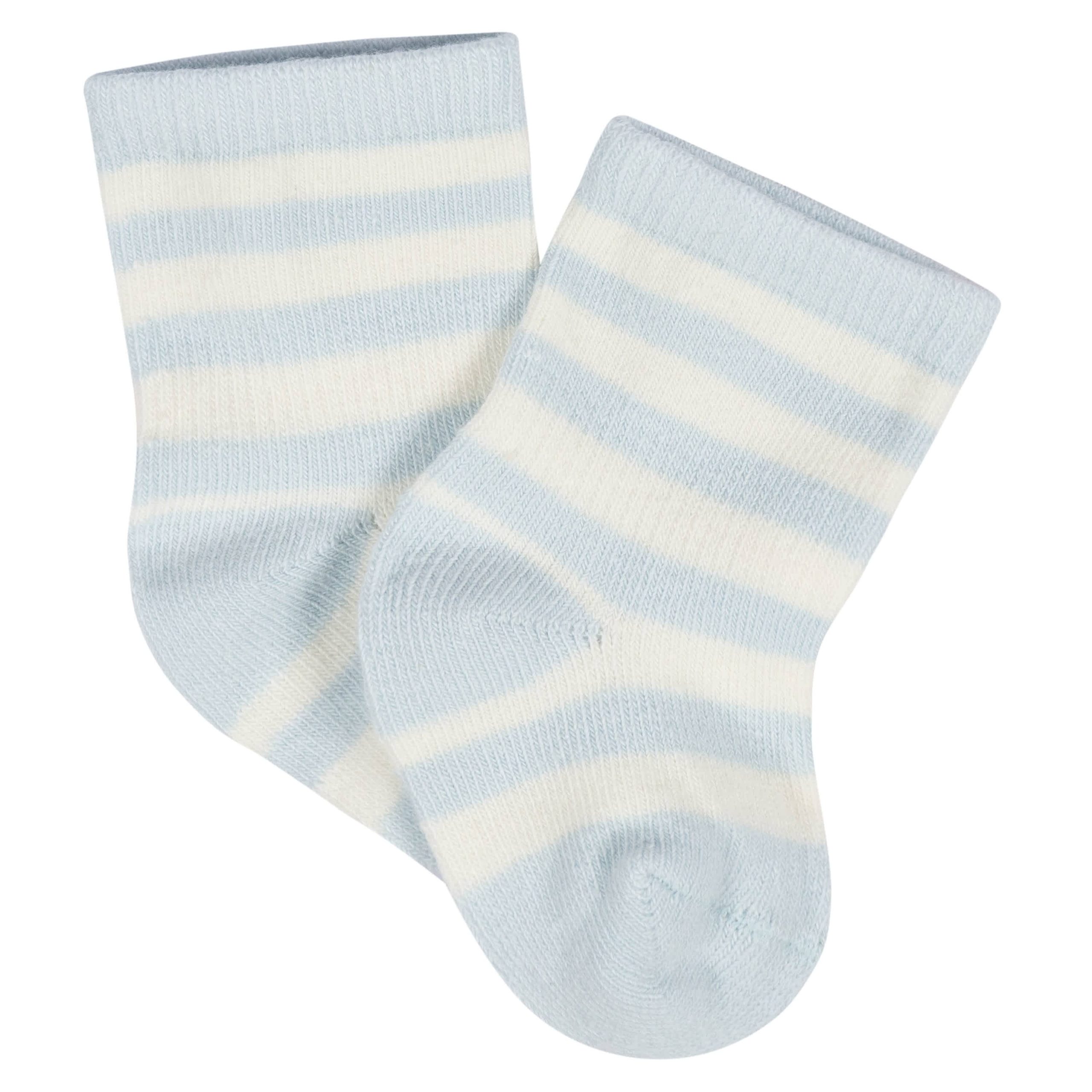 8-Pack Baby Boys Transportation Zone Jersey Wiggle Proof® Socks - Image 5