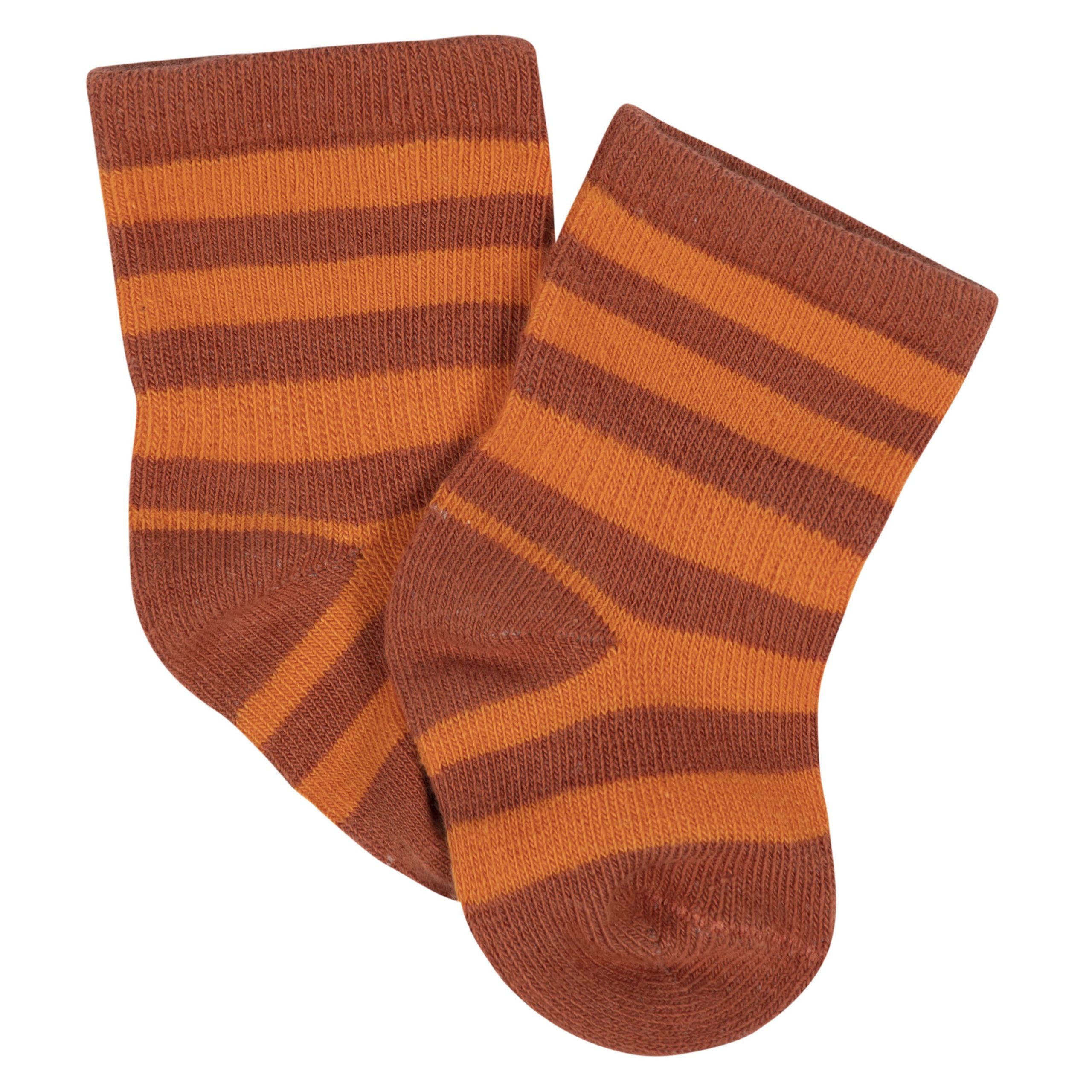 8-Pack Baby Boys Transportation Zone Jersey Wiggle Proof® Socks - Image 9
