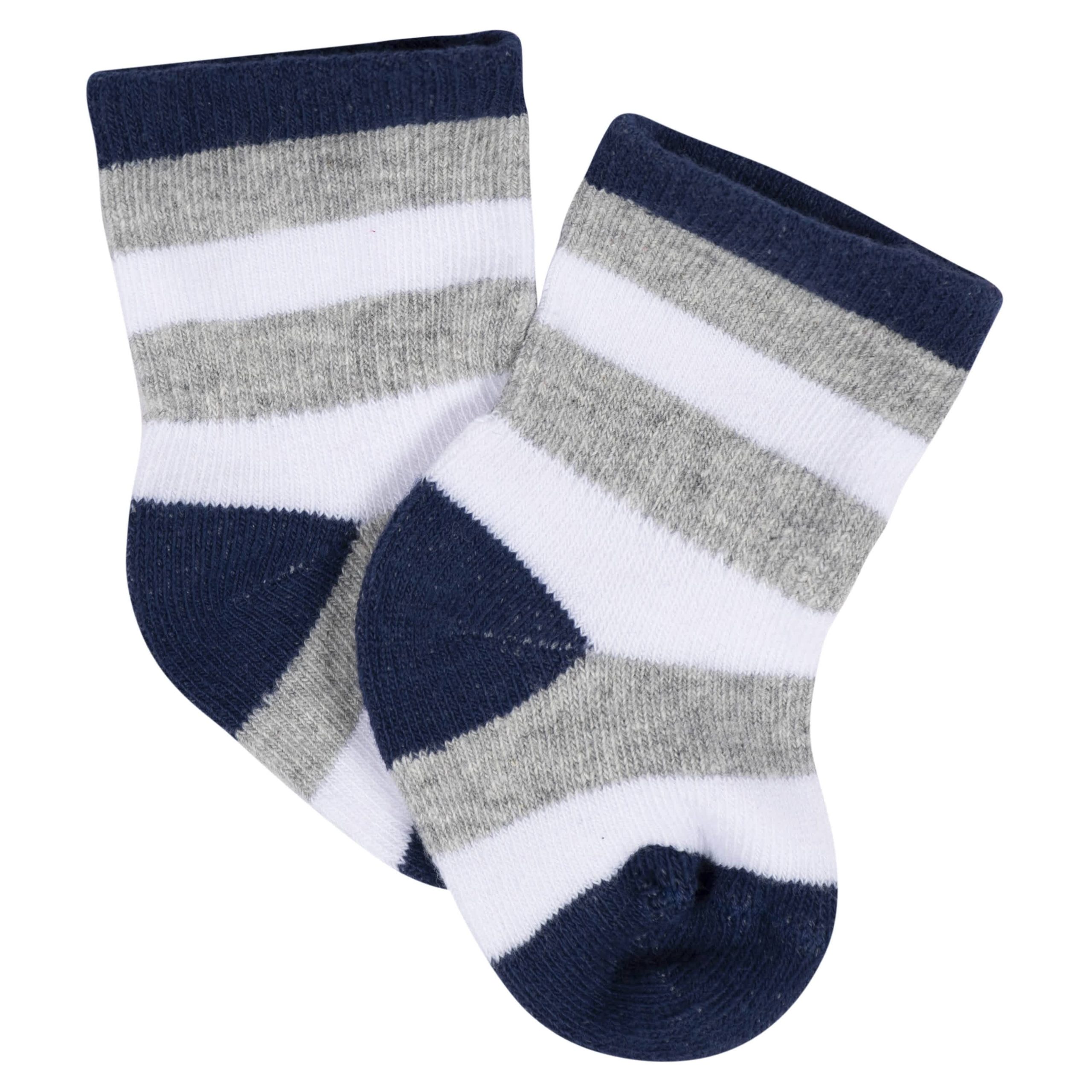 8-Pack Baby Boys All Star Jersey Wiggle Proof® Socks - Image 5