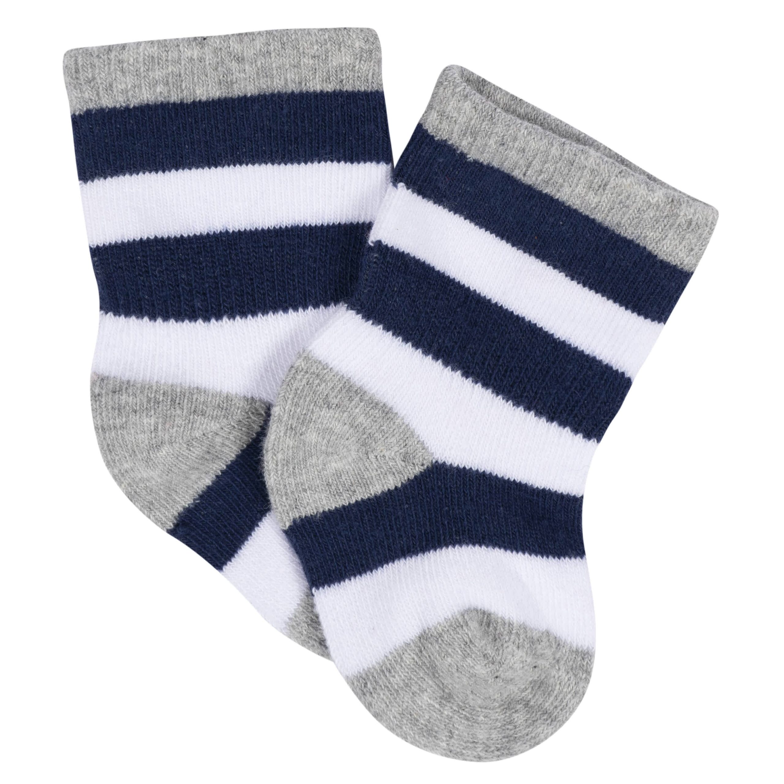 8-Pack Baby Boys All Star Jersey Wiggle Proof® Socks - Image 9