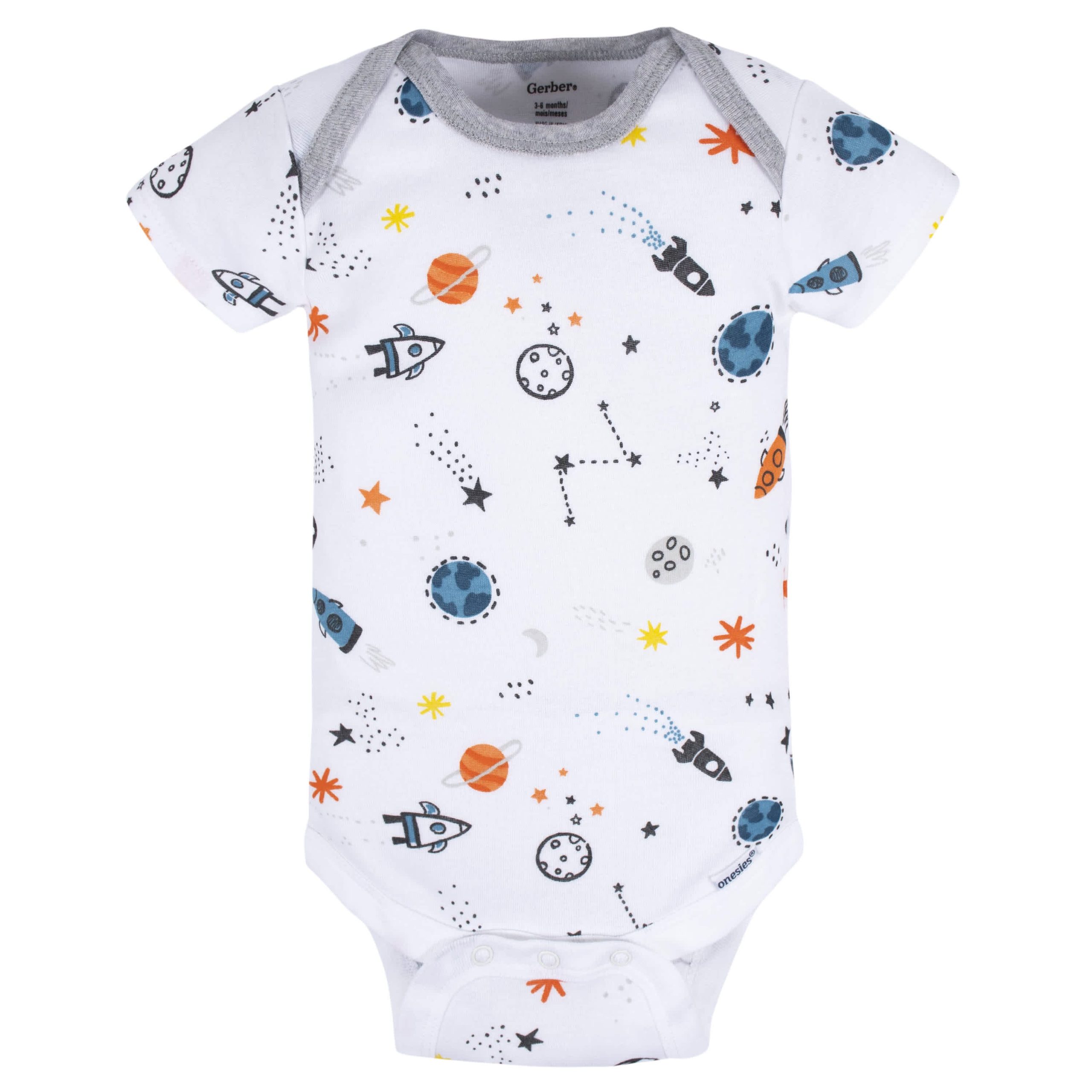 8-Pack Baby Boys Space Explorer Onesies® Bodysuits - Image 11