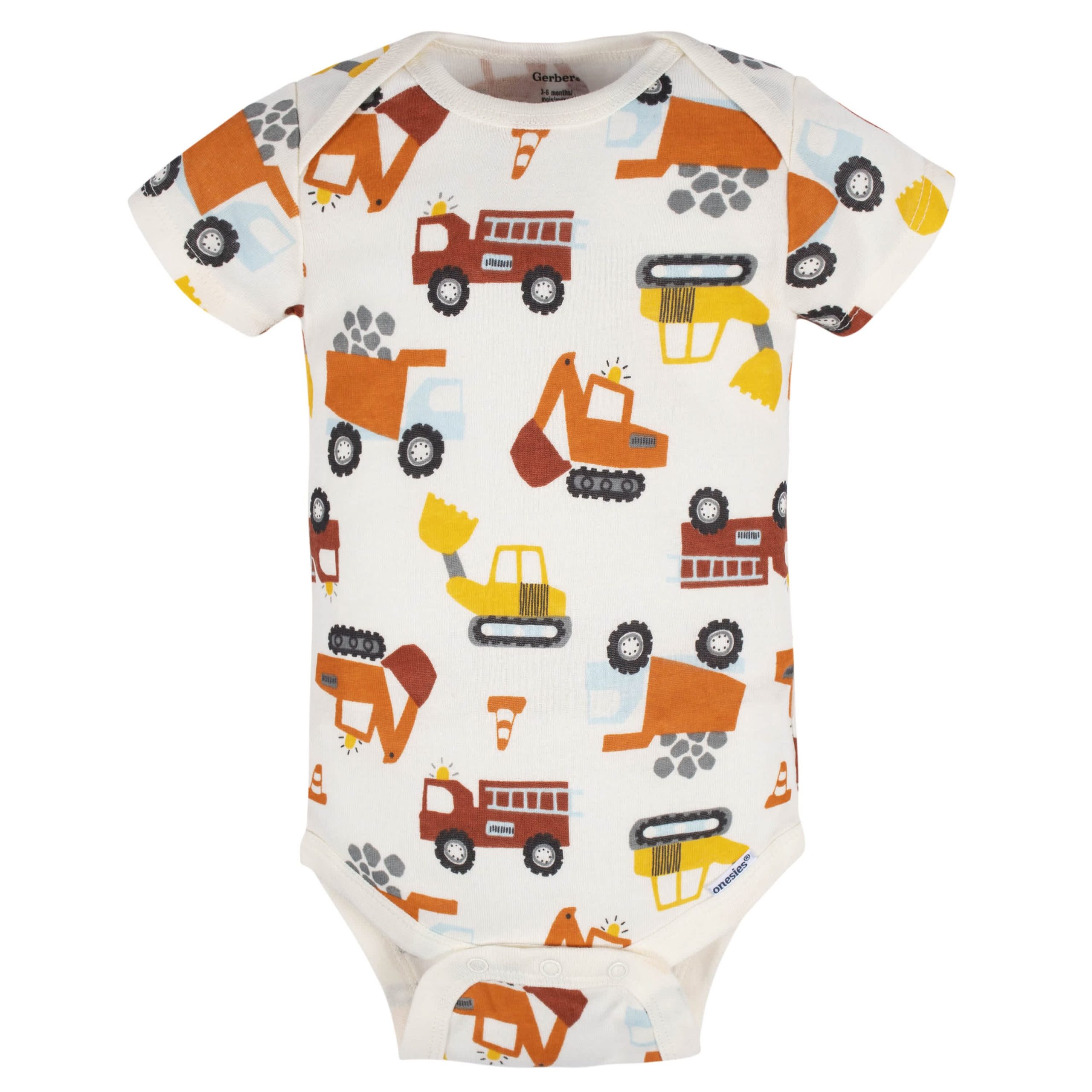 5-Pack Baby Boys Transportation Zone Onesies® Bodysuits - Image 7