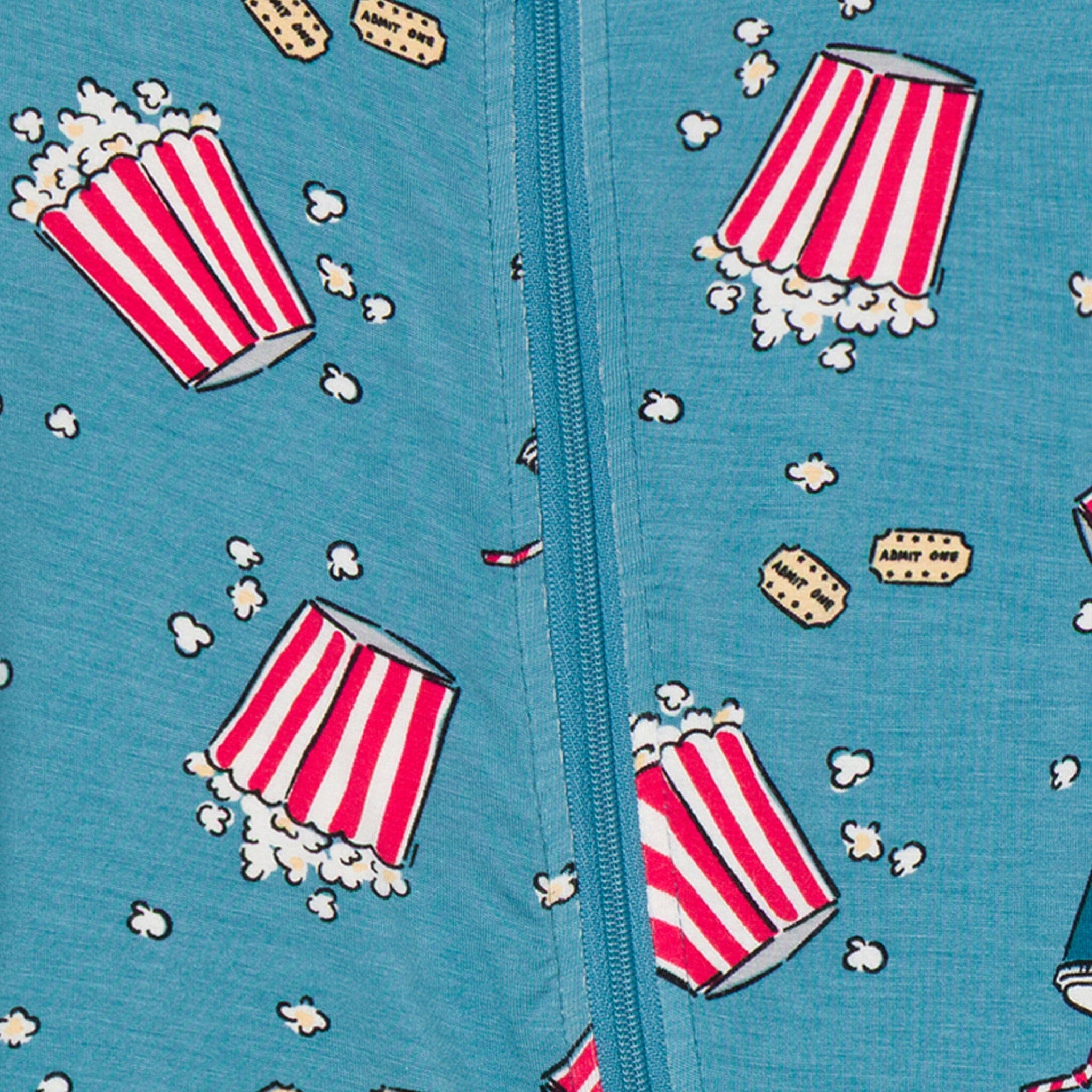 Baby & Toddler Neutral Movie Night Snug Fit Footed Pajamas - Image 3