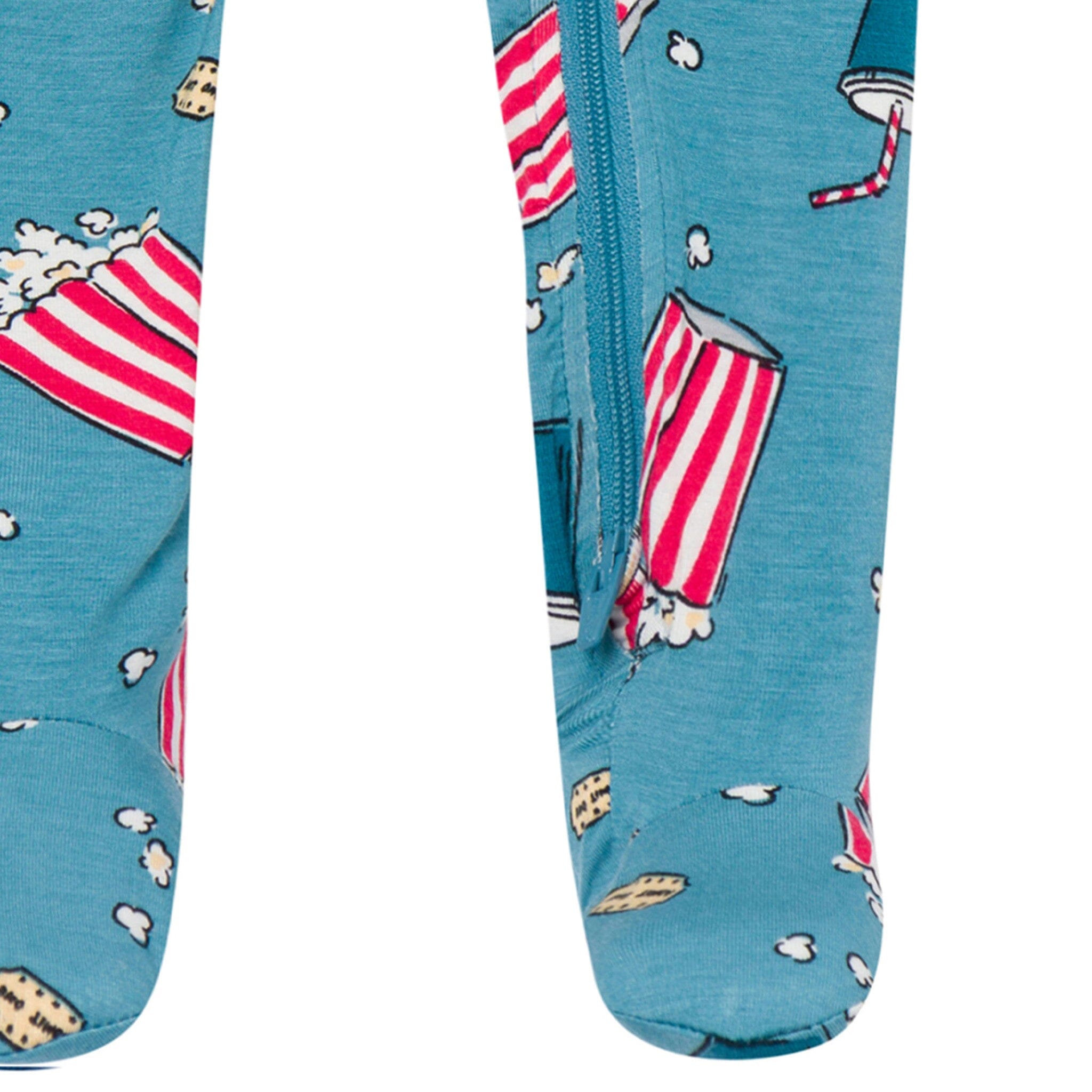 Baby & Toddler Neutral Movie Night Snug Fit Footed Pajamas - Image 4