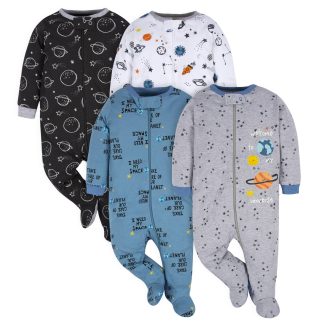 4-Pack Baby Boys Space Explorer Sleep 'N Plays
