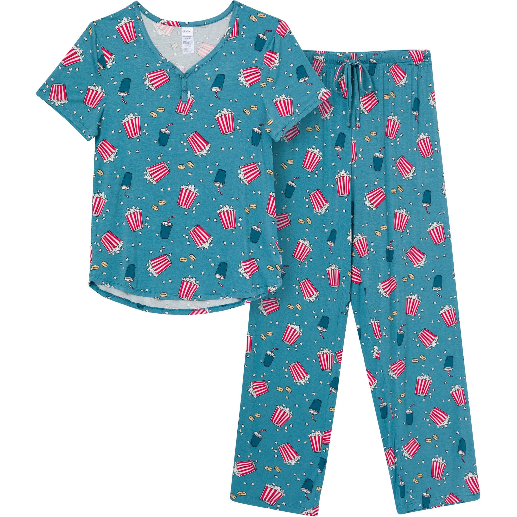 2-Piece Women's Movie Night Pajamas