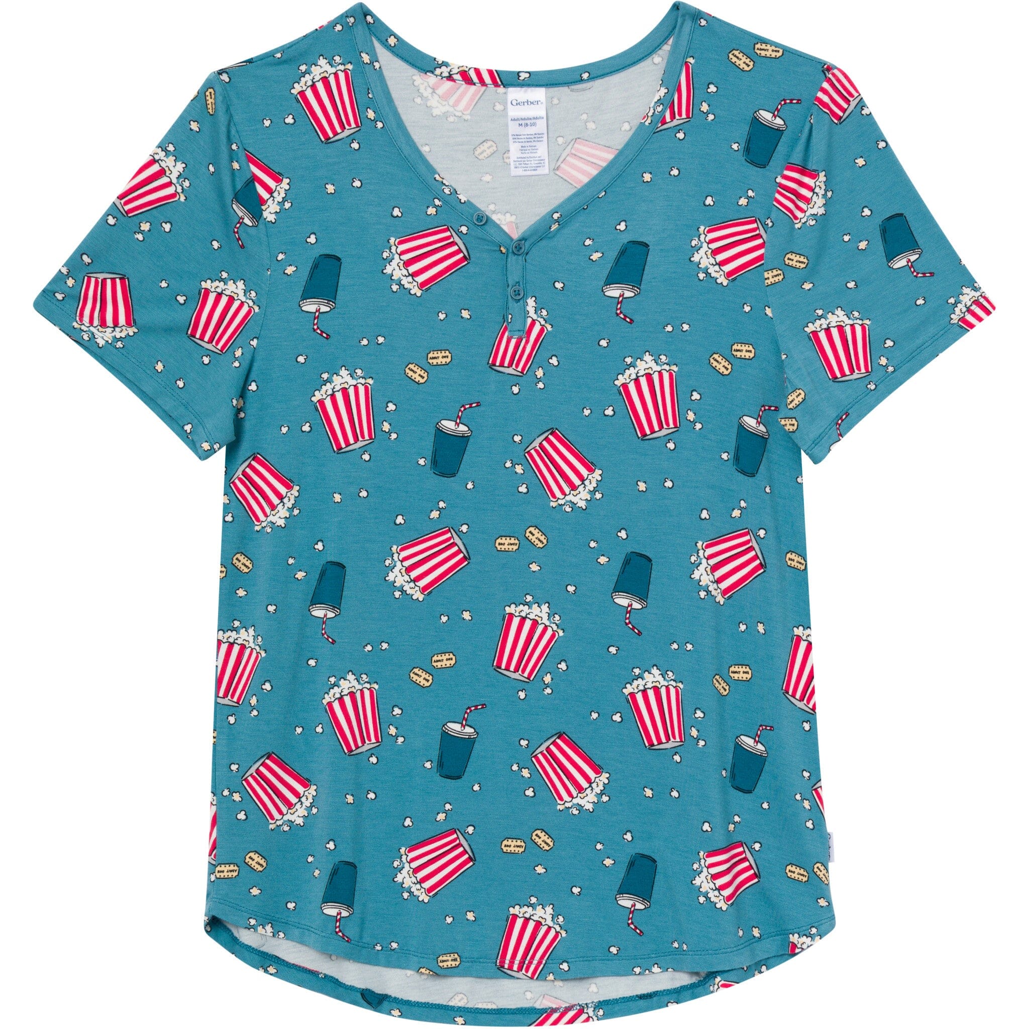 2-Piece Women's Movie Night Pajamas - Image 2