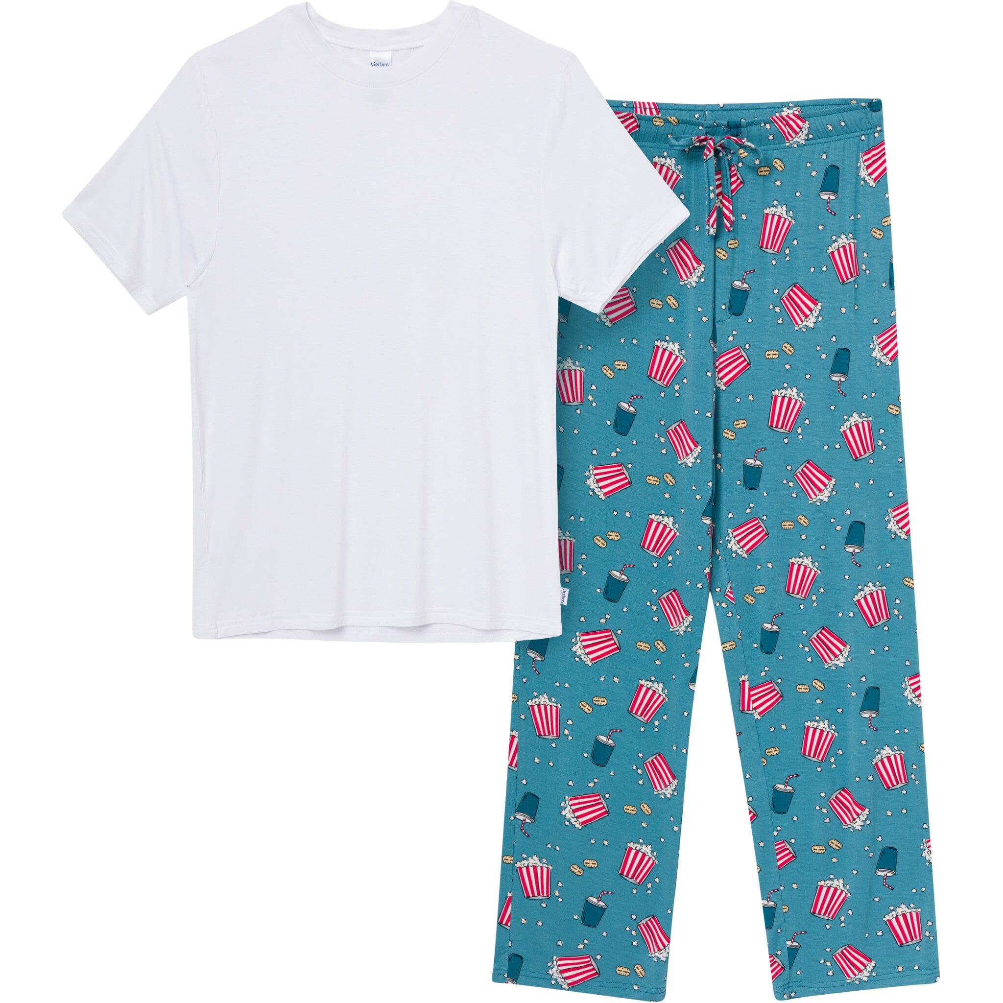 2-Piece Men's Movie Night Pajamas