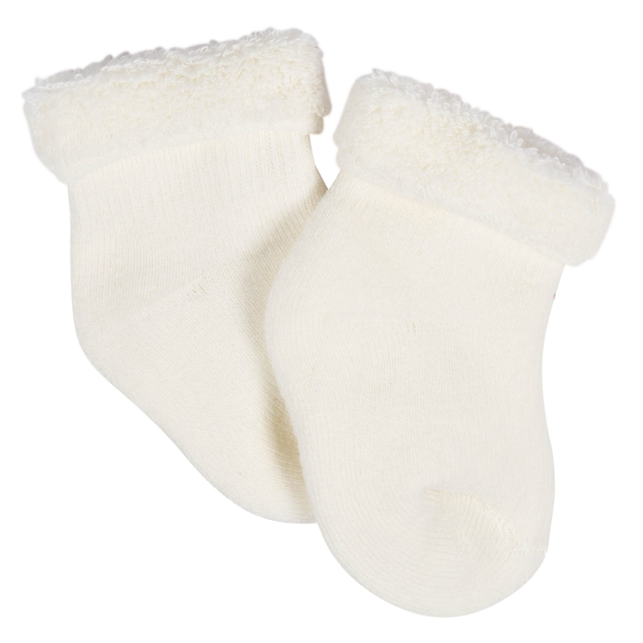 12-Pack Baby Girls Golden Floral Terry Wiggle Proof® Socks - Image 8