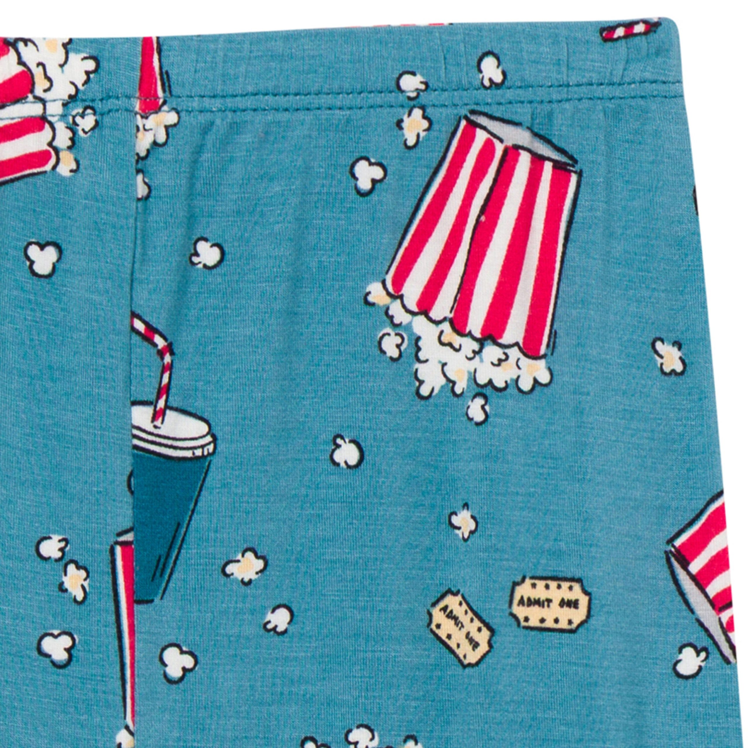 2-Piece Big Kids Neutral Movie Night Pajamas - Image 5